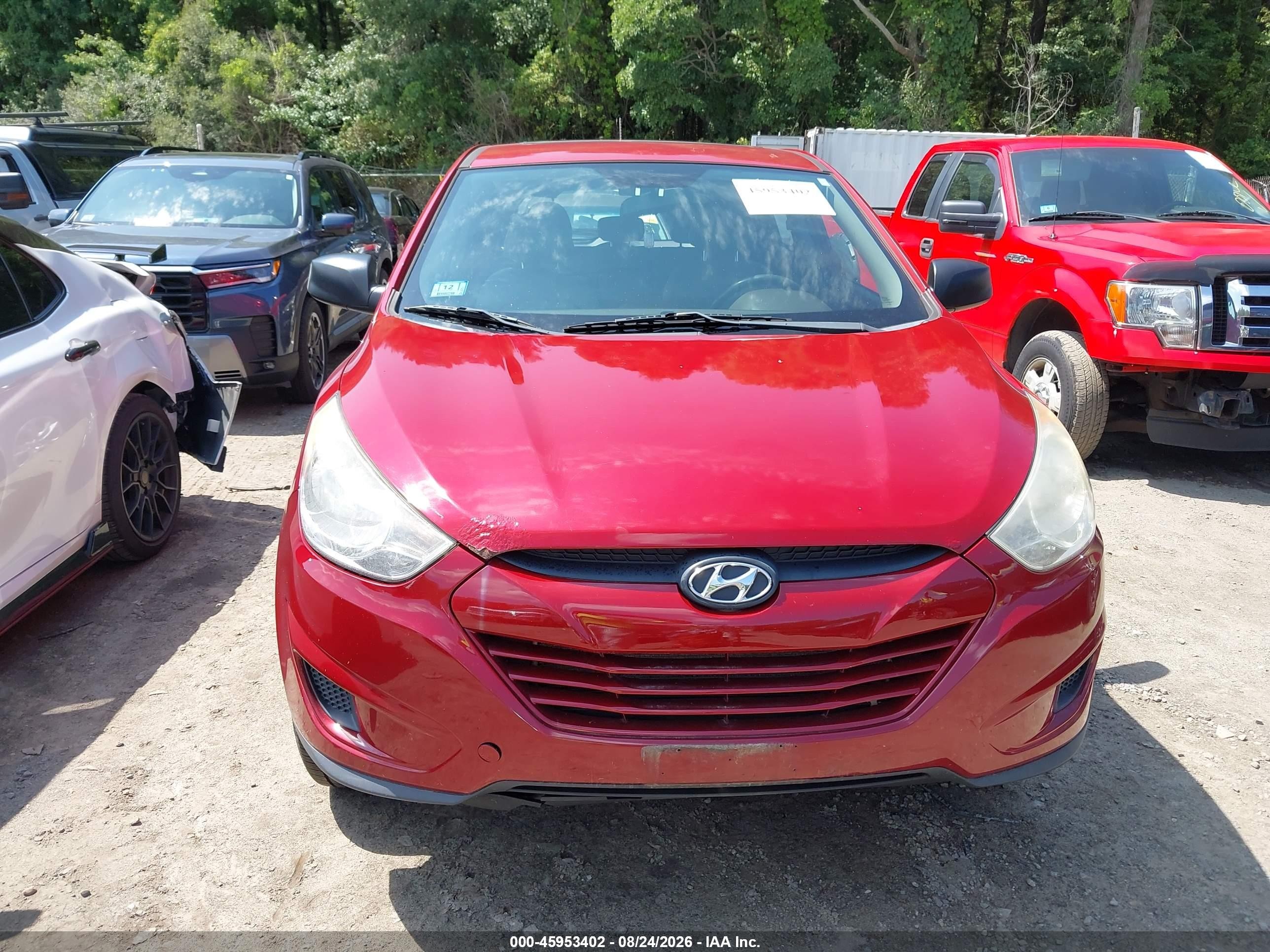 2011 Hyundai Tucson Gl Красный vin: KM8JT3AB0BU199569