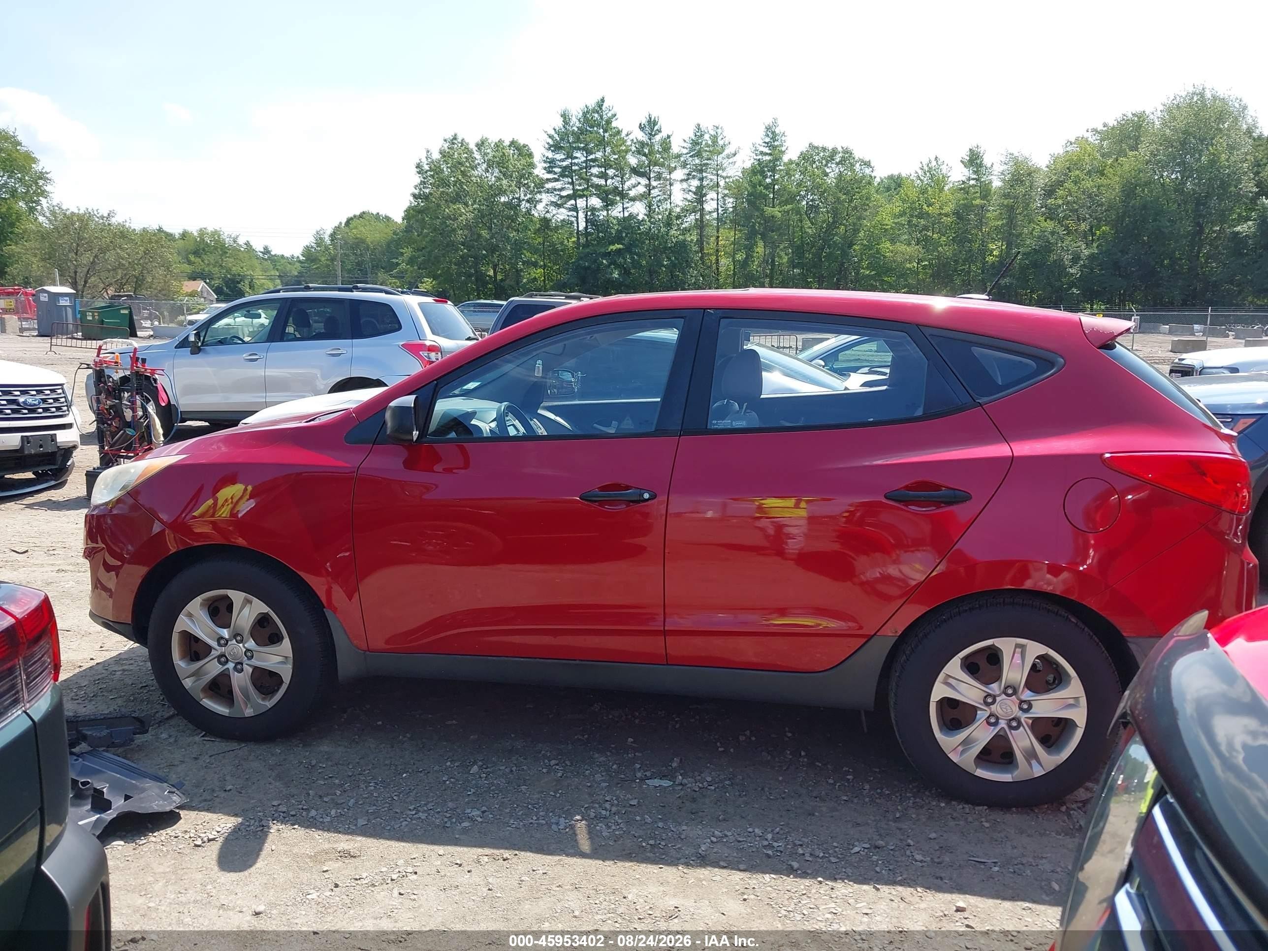2011 Hyundai Tucson Gl Красный vin: KM8JT3AB0BU199569
