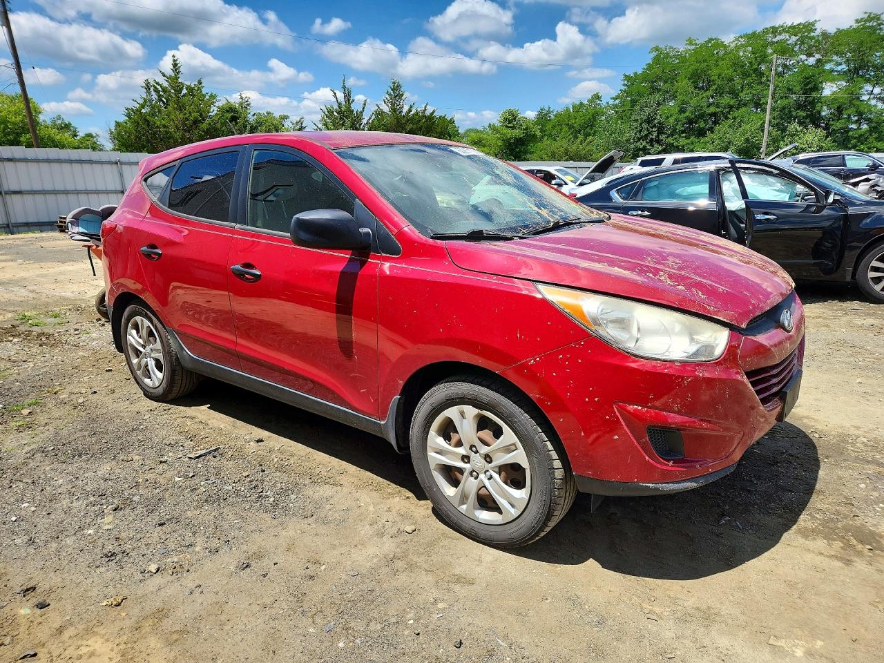 2012 Hyundai Tucson Gl Red vin: KM8JT3AB0CU489411