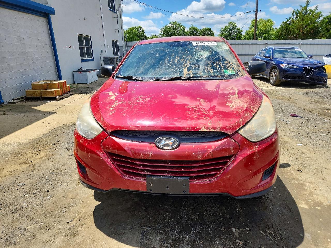 2012 Hyundai Tucson Gl Red vin: KM8JT3AB0CU489411