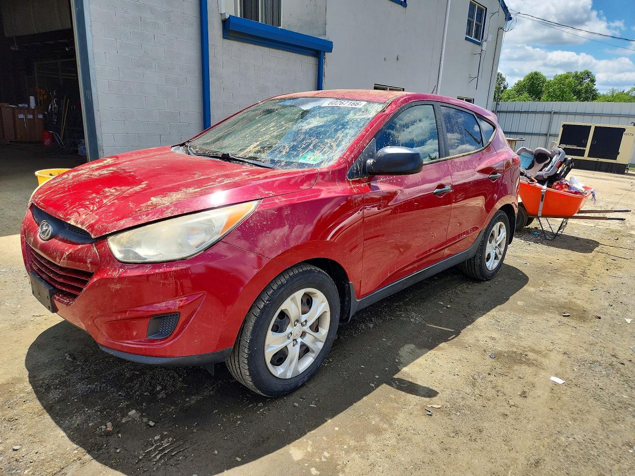 2012 Hyundai Tucson Gl Red vin: KM8JT3AB0CU489411
