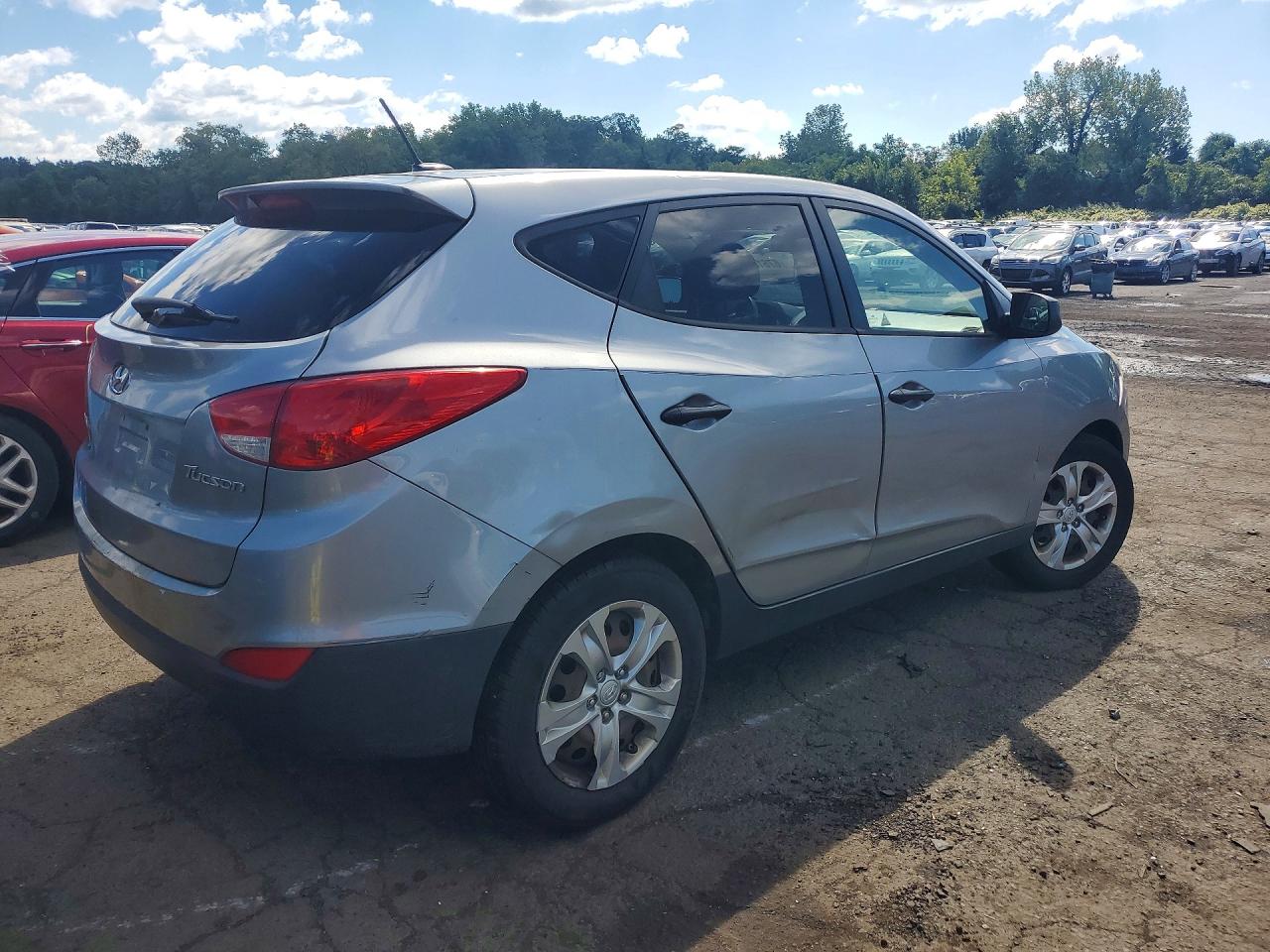 2012 Hyundai Tucson Gl Silver vin: KM8JT3AB0CU503632