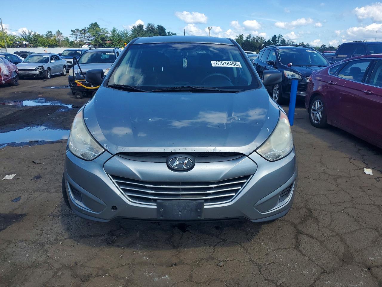 2012 Hyundai Tucson Gl Silver vin: KM8JT3AB0CU503632