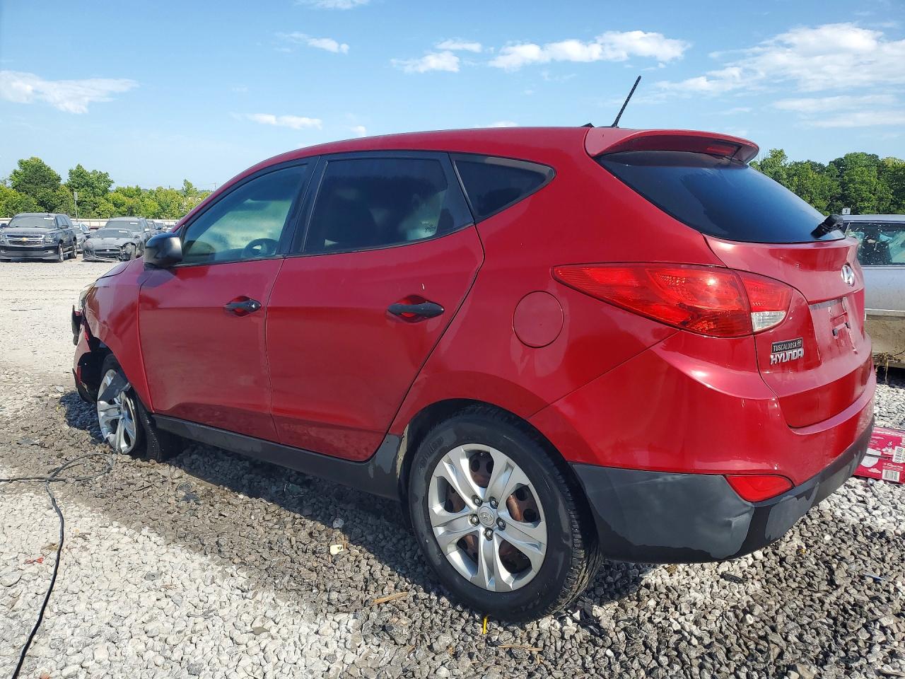 2013 Hyundai Tucson Gl Red vin: KM8JT3AB0DU743426