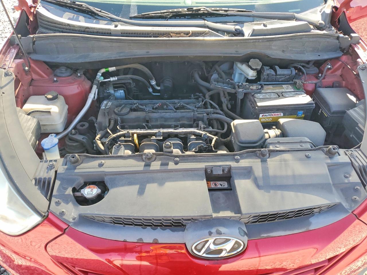 2013 Hyundai Tucson Gl Red vin: KM8JT3AB0DU743426