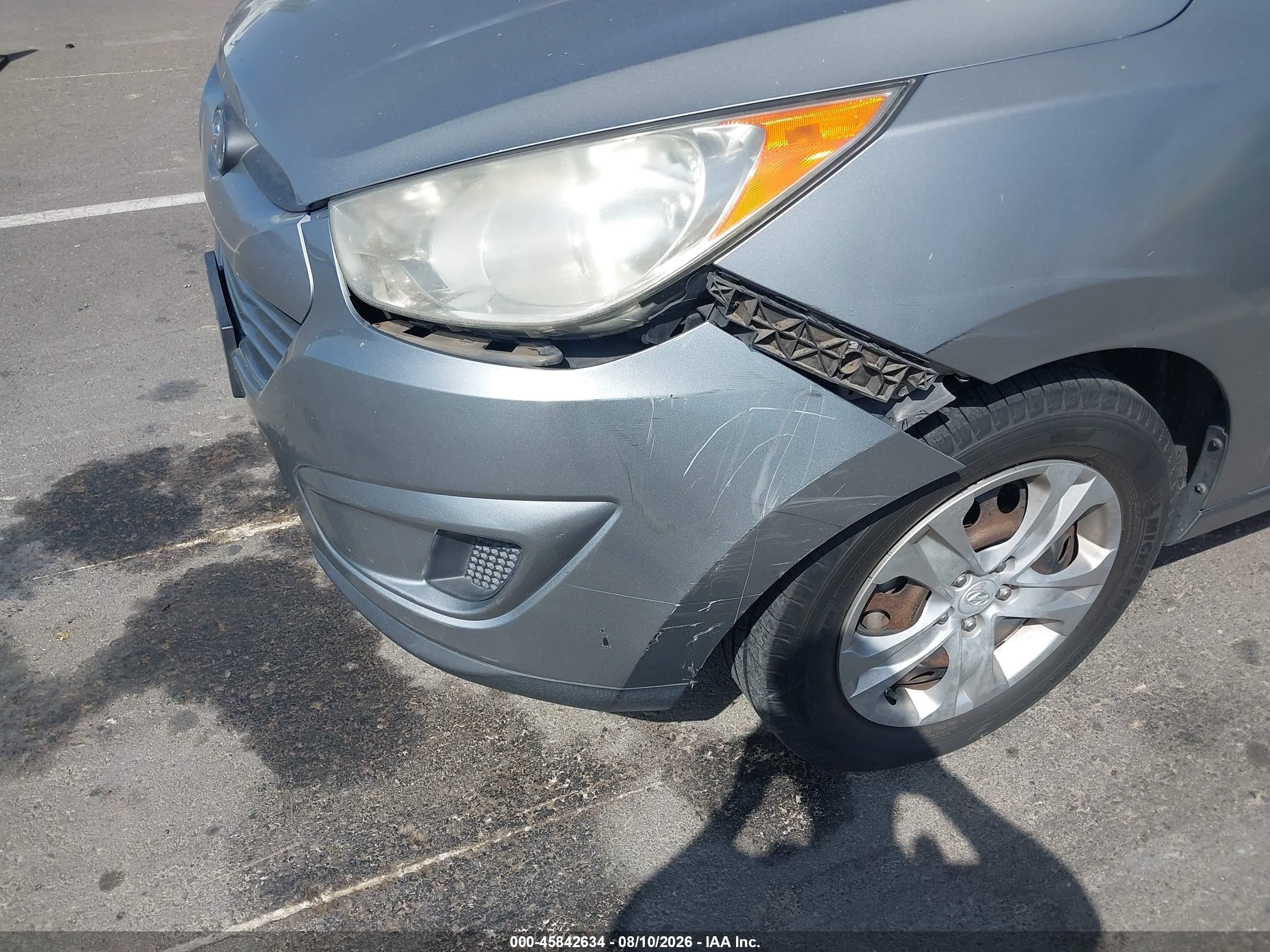 2011 Hyundai Tucson Gl Silver vin: KM8JT3AB1BU194204