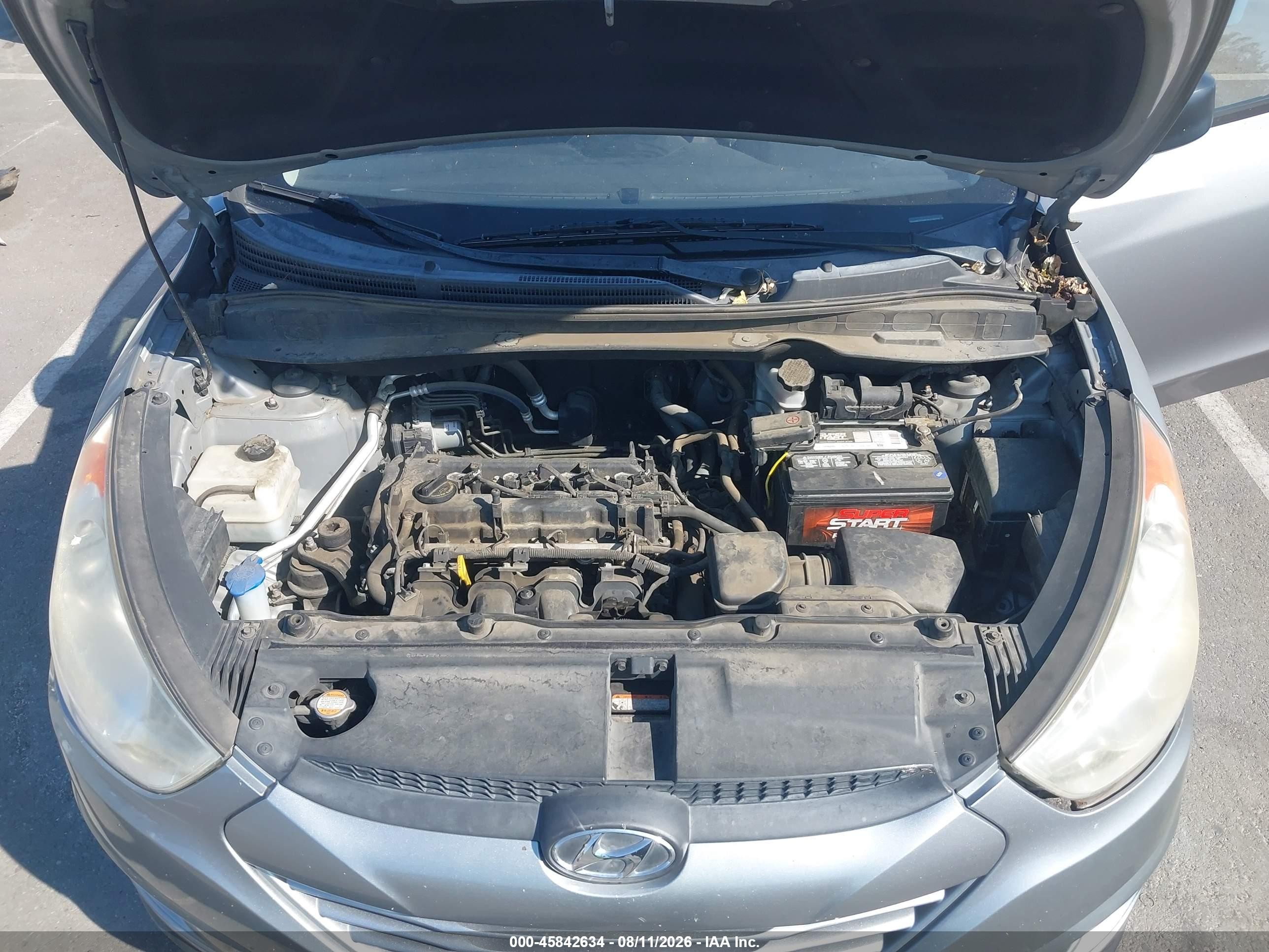 2011 Hyundai Tucson Gl Silver vin: KM8JT3AB1BU194204