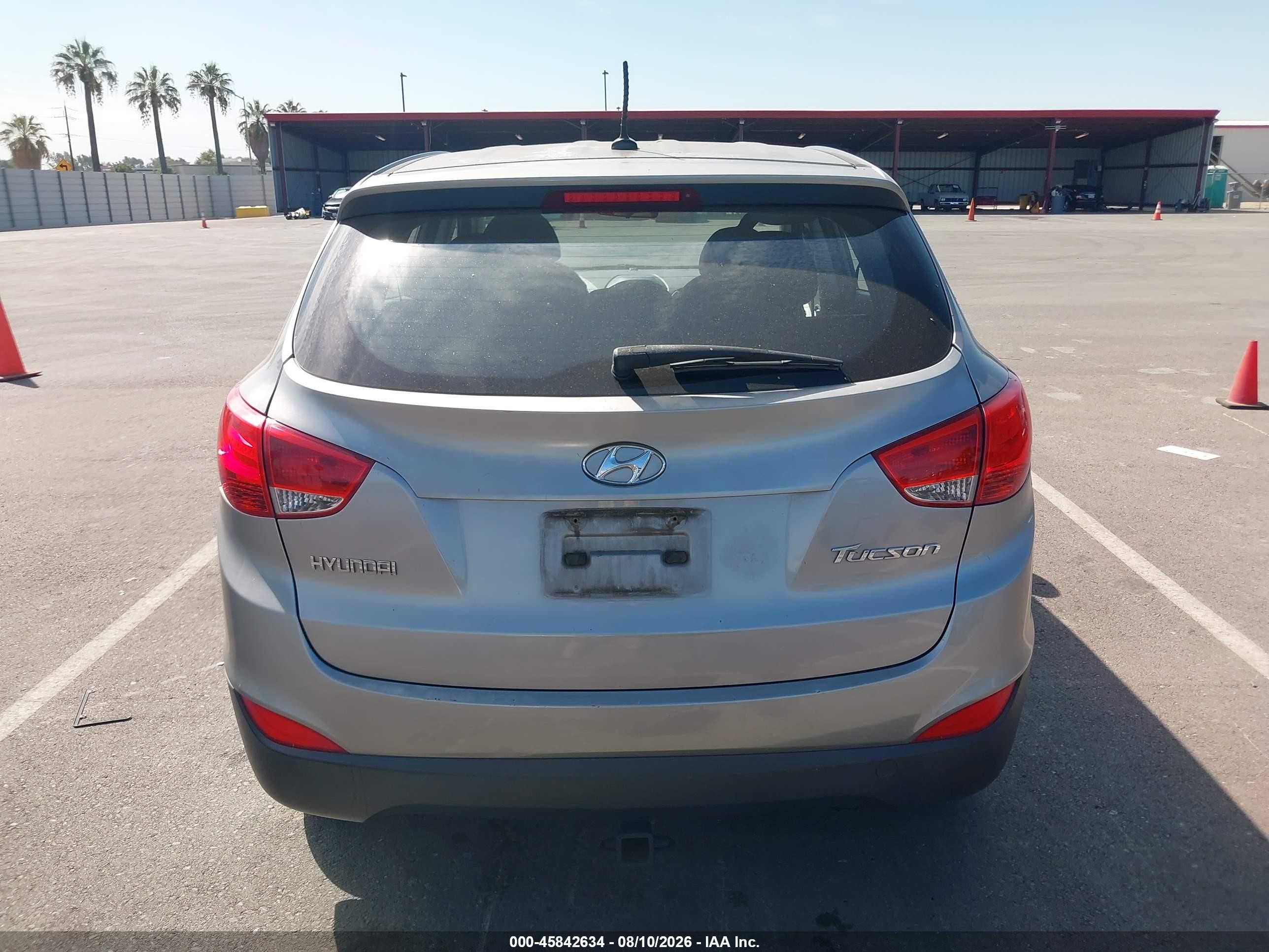 2011 Hyundai Tucson Gl Silver vin: KM8JT3AB1BU194204