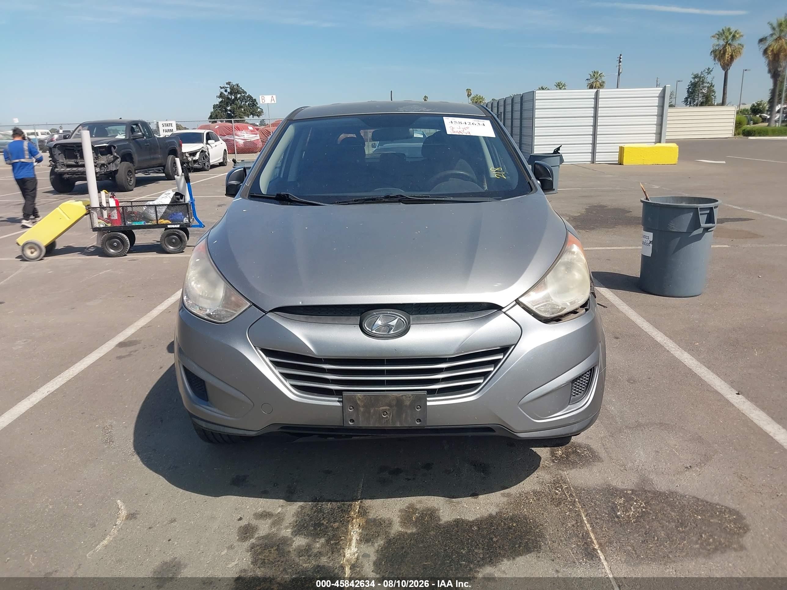 2011 Hyundai Tucson Gl Silver vin: KM8JT3AB1BU194204