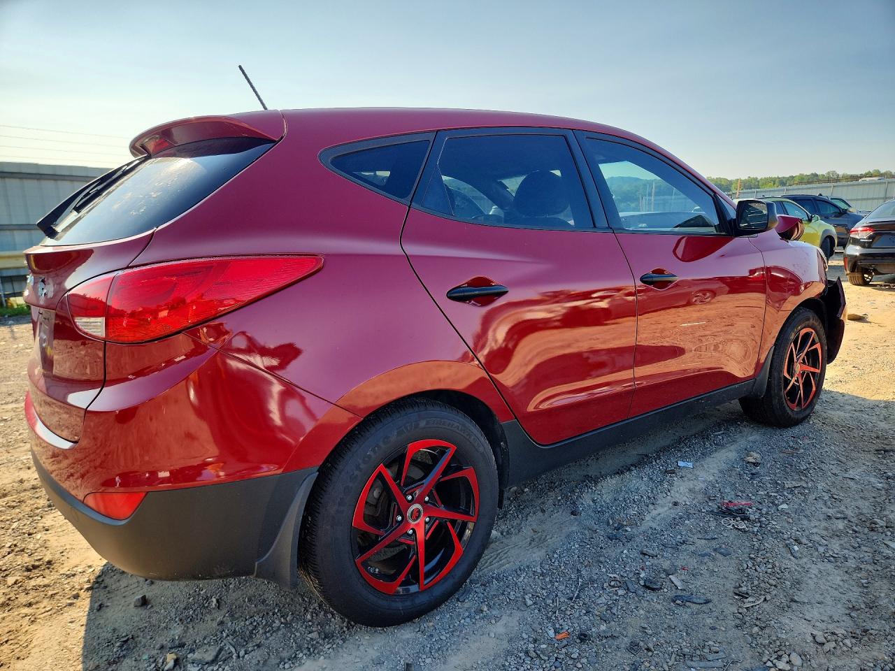2012 Hyundai Tucson Gl Red vin: KM8JT3AB1CU521783