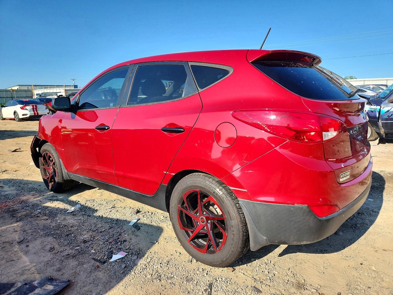 2012 Hyundai Tucson Gl Red vin: KM8JT3AB1CU521783