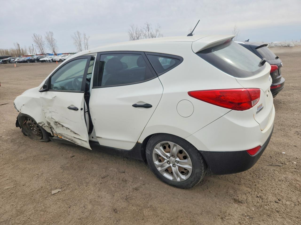 2013 Hyundai Tucson Gl White vin: KM8JT3AB1DU602252