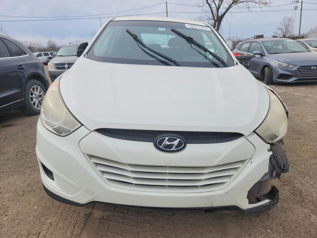 2013 Hyundai Tucson Gl White vin: KM8JT3AB1DU602252