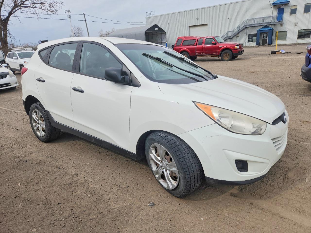 2013 Hyundai Tucson Gl White vin: KM8JT3AB1DU602252