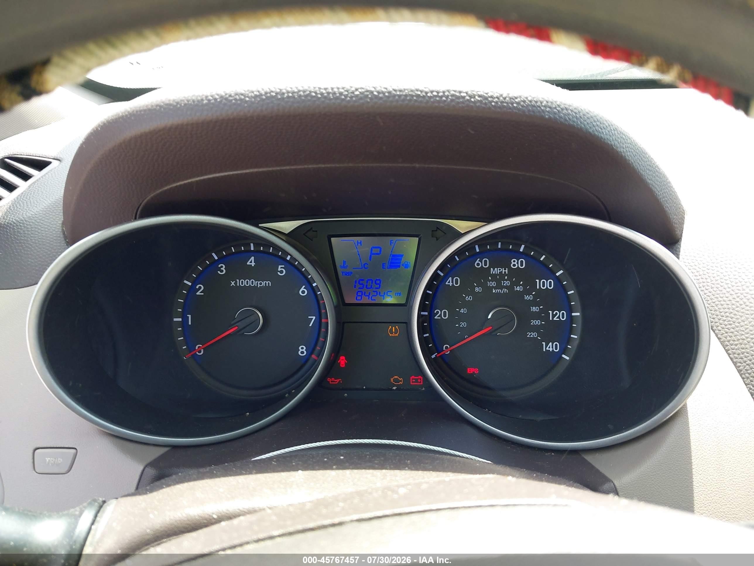 2013 Hyundai Tucson Gl Red vin: KM8JT3AB1DU654111