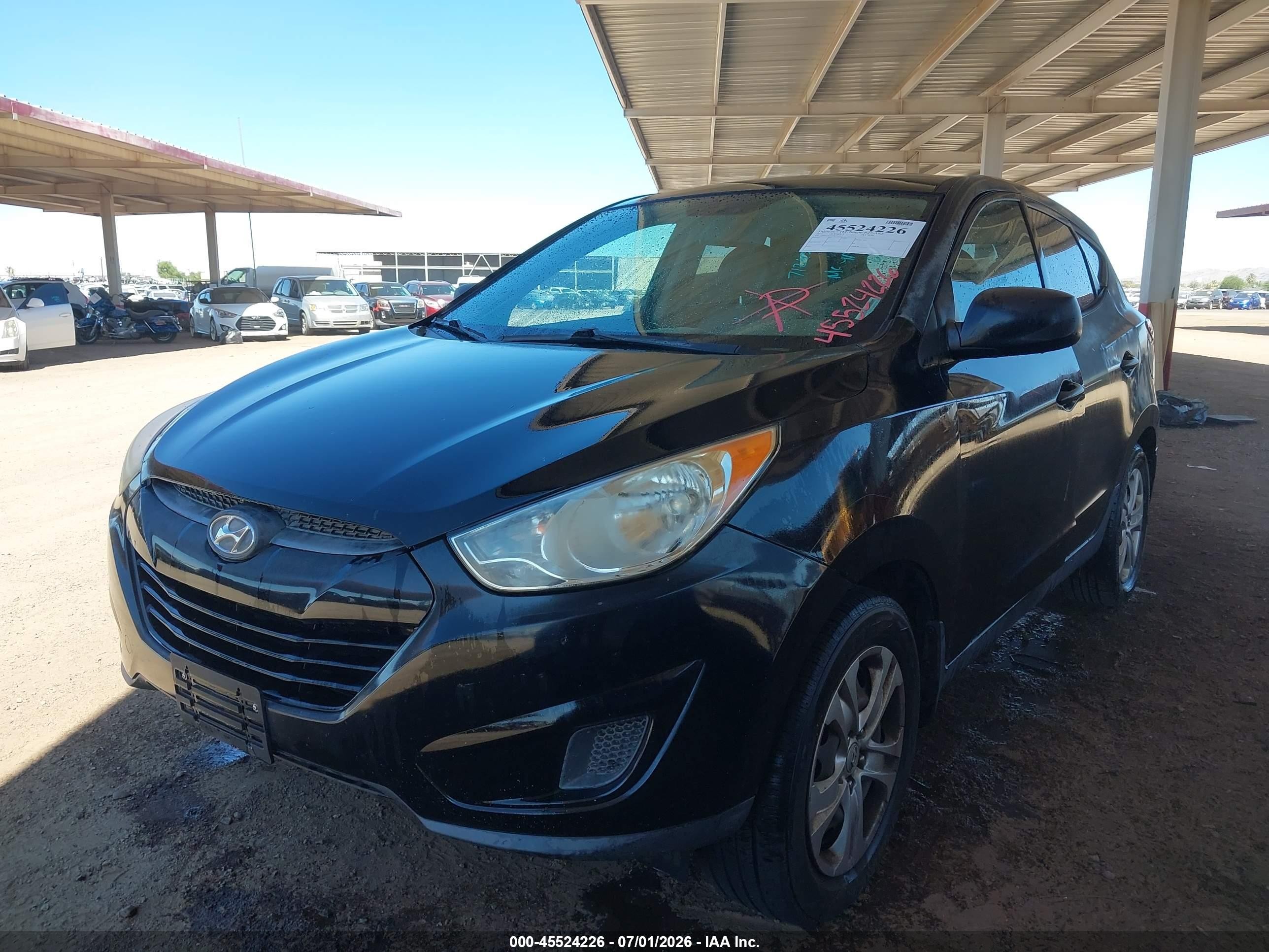 2013 Hyundai Tucson Gl Black vin: KM8JT3AB1DU712430