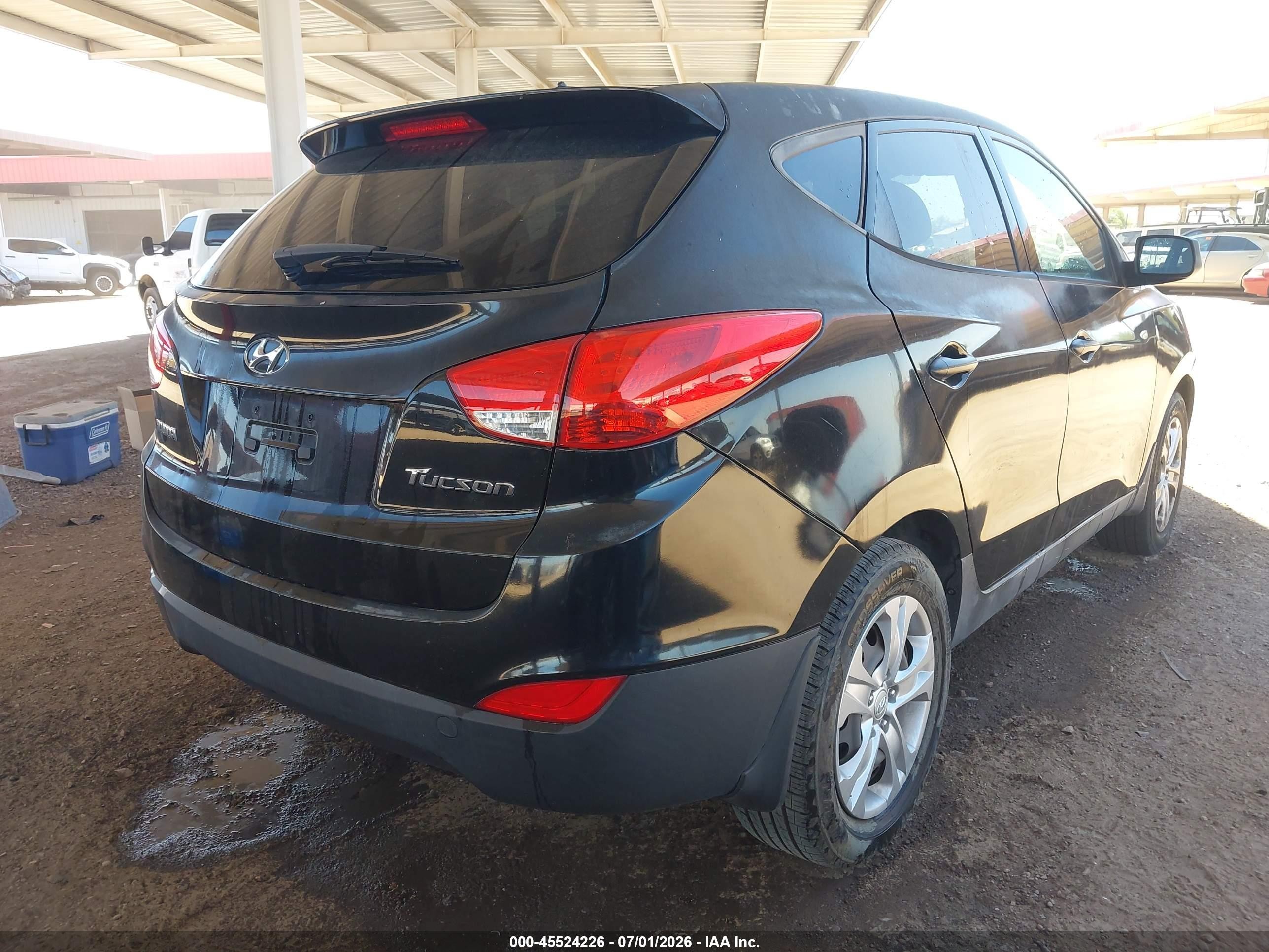 2013 Hyundai Tucson Gl Black vin: KM8JT3AB1DU712430