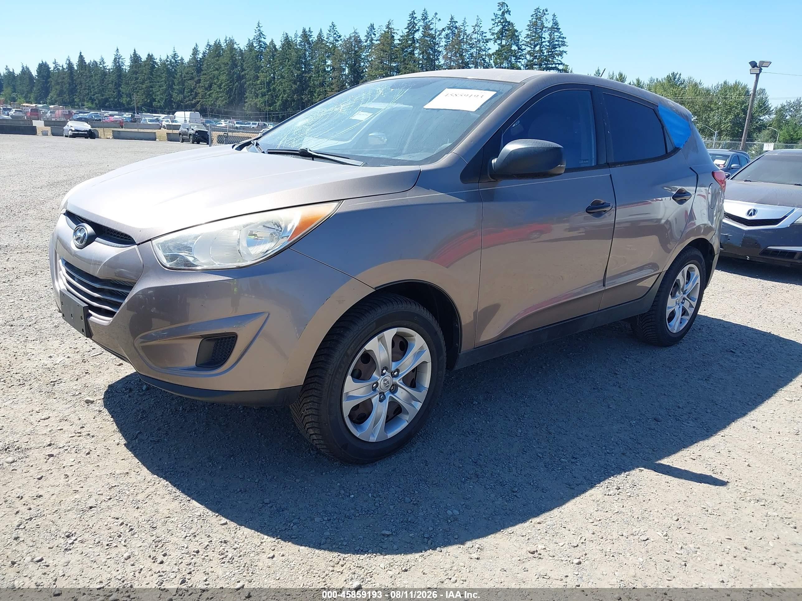 2011 Hyundai Tucson Gl Pewter vin: KM8JT3AB2BU145772