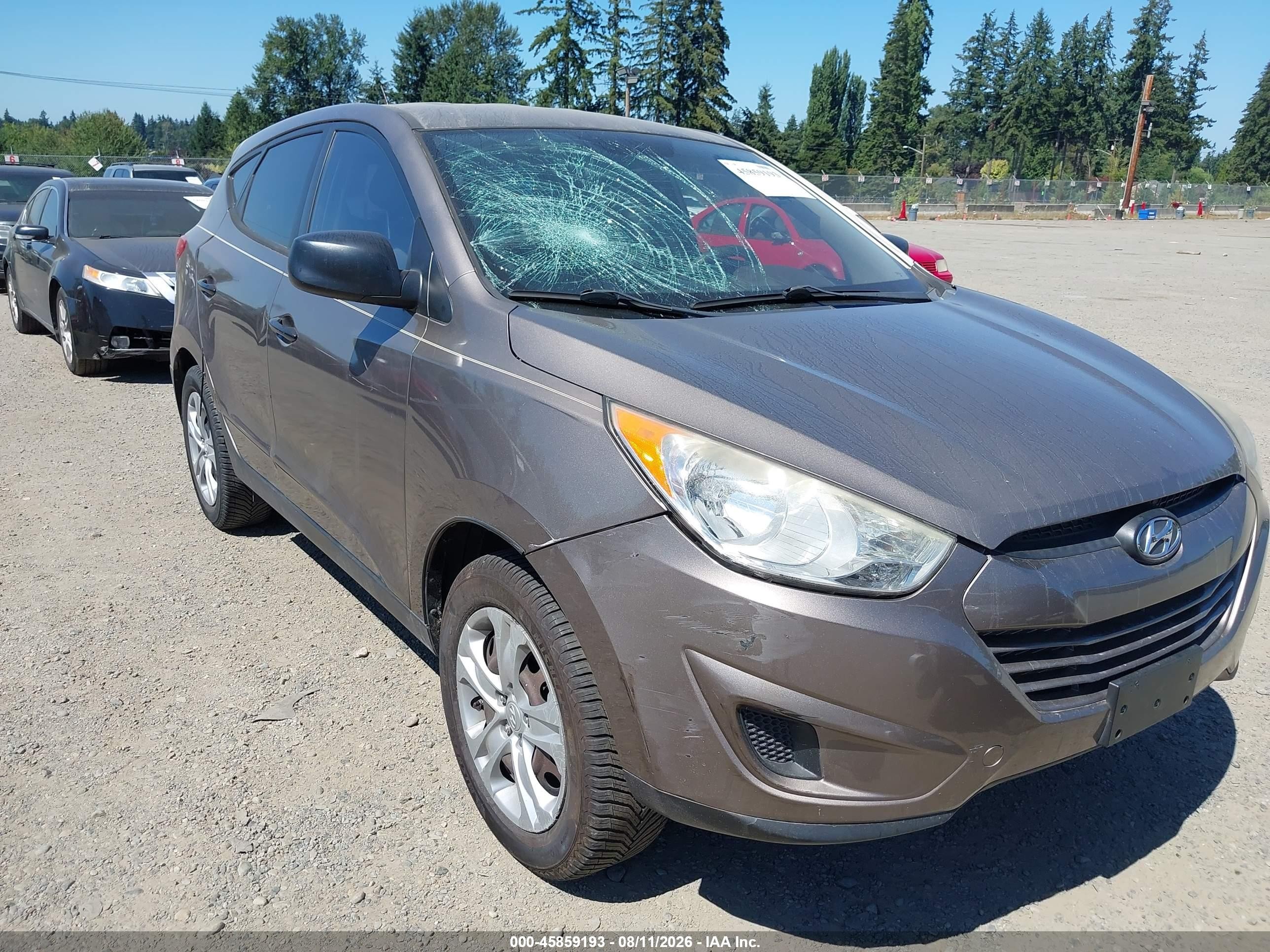 2011 Hyundai Tucson Gl Pewter vin: KM8JT3AB2BU145772
