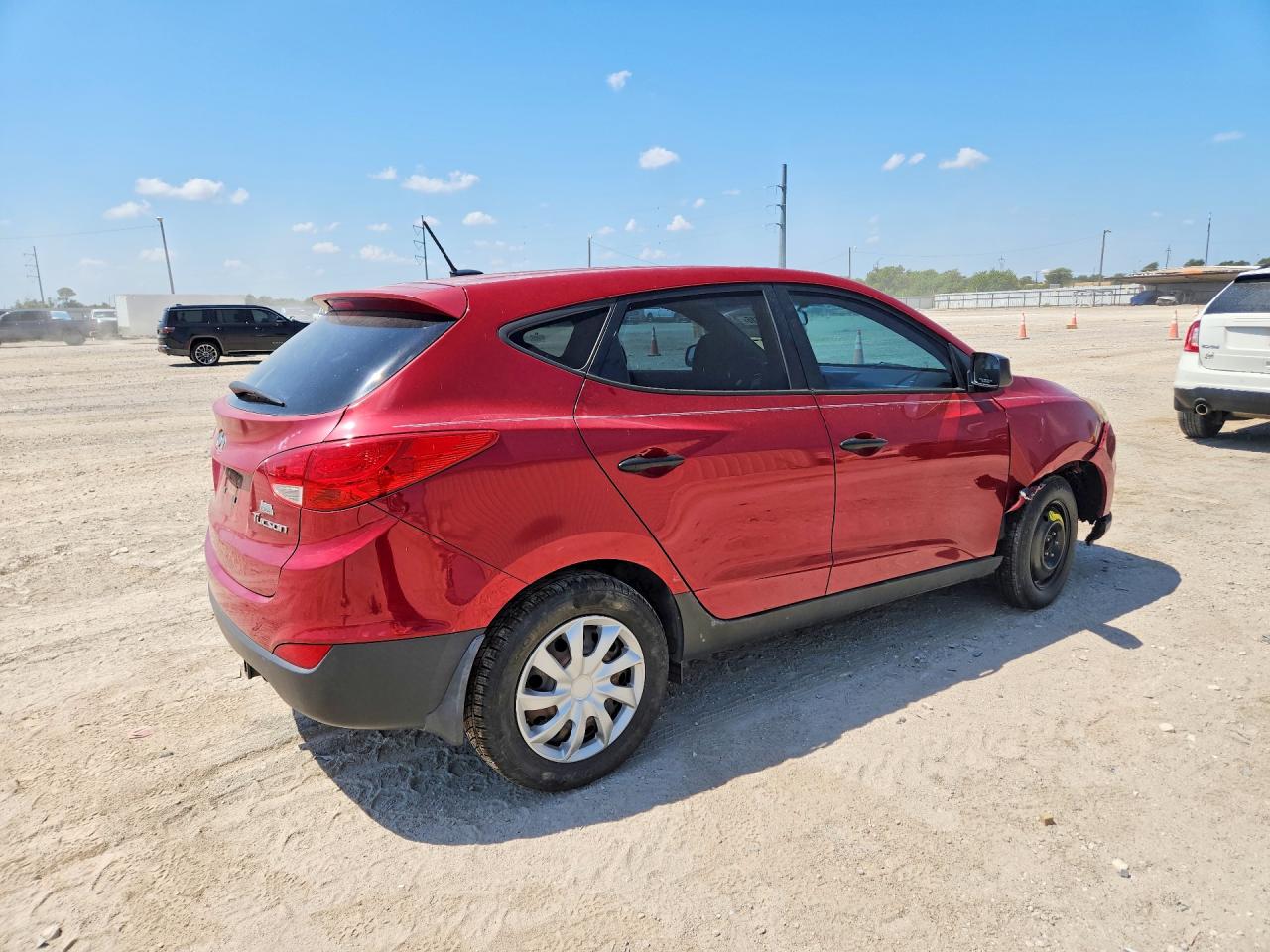 2012 Hyundai Tucson Gl Red vin: KM8JT3AB2CU392744