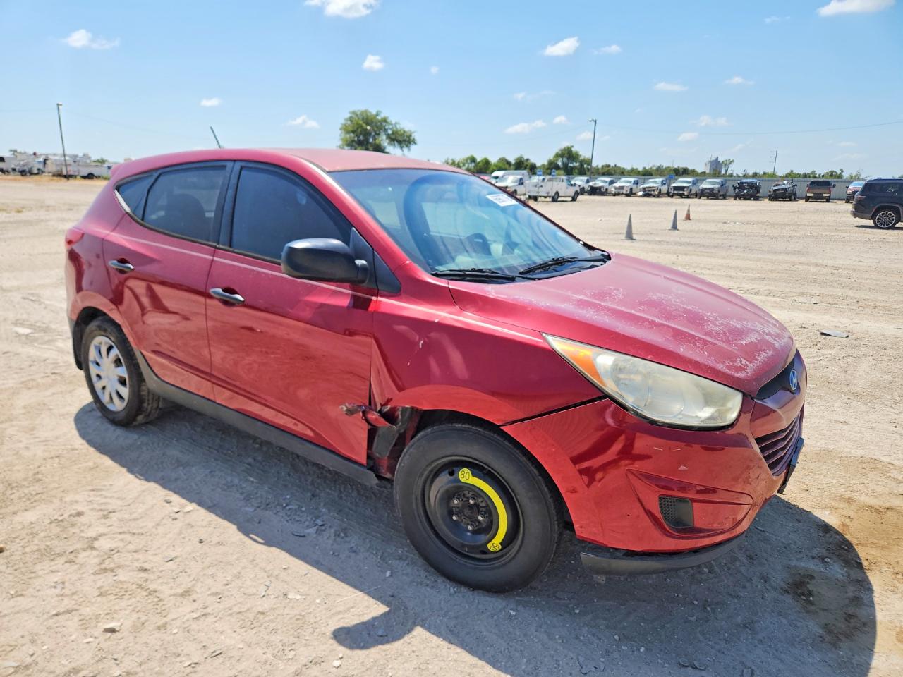 2012 Hyundai Tucson Gl Red vin: KM8JT3AB2CU392744