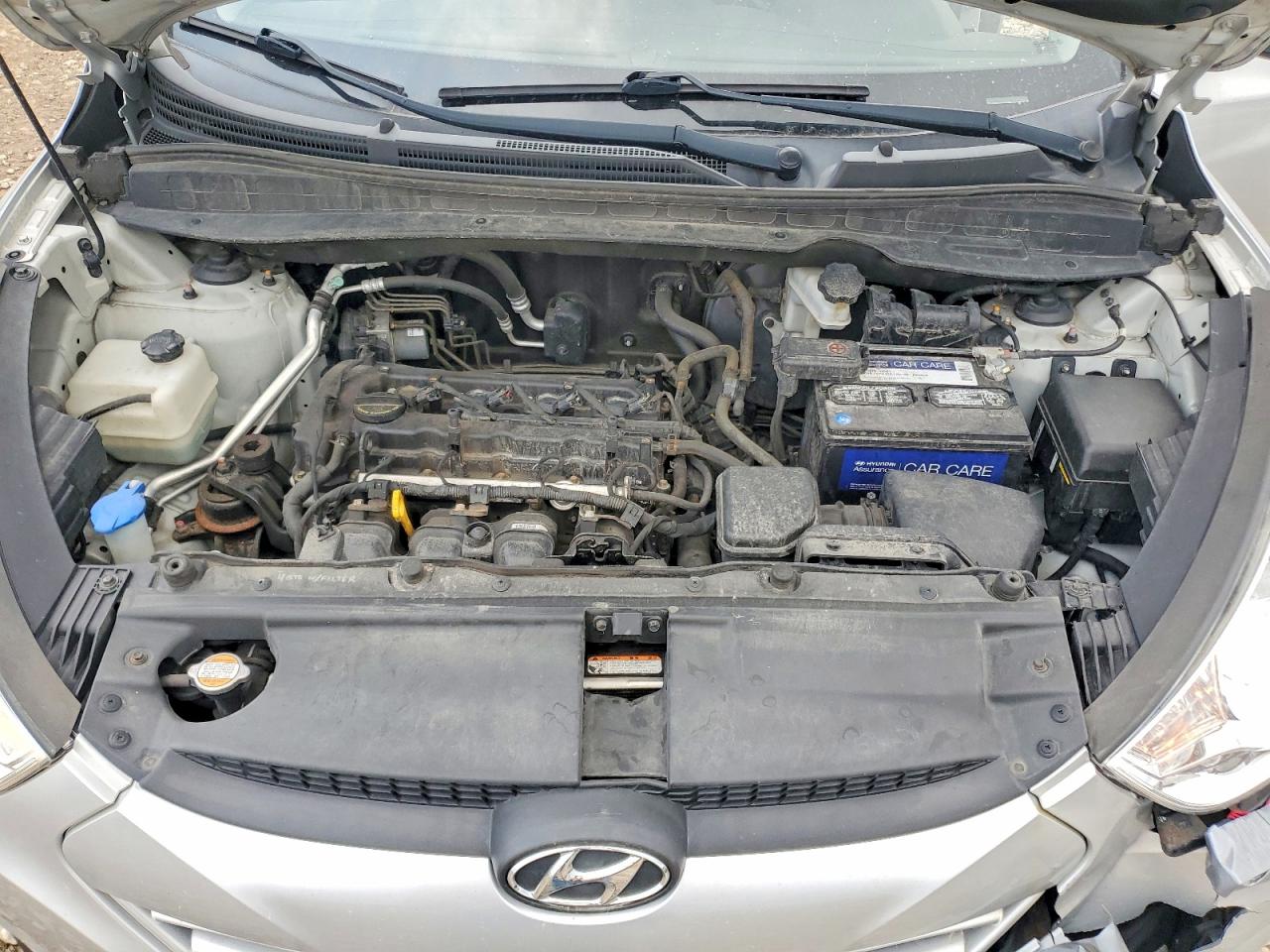 2011 Hyundai Tucson Gl Silver vin: KM8JT3AB3BU160152