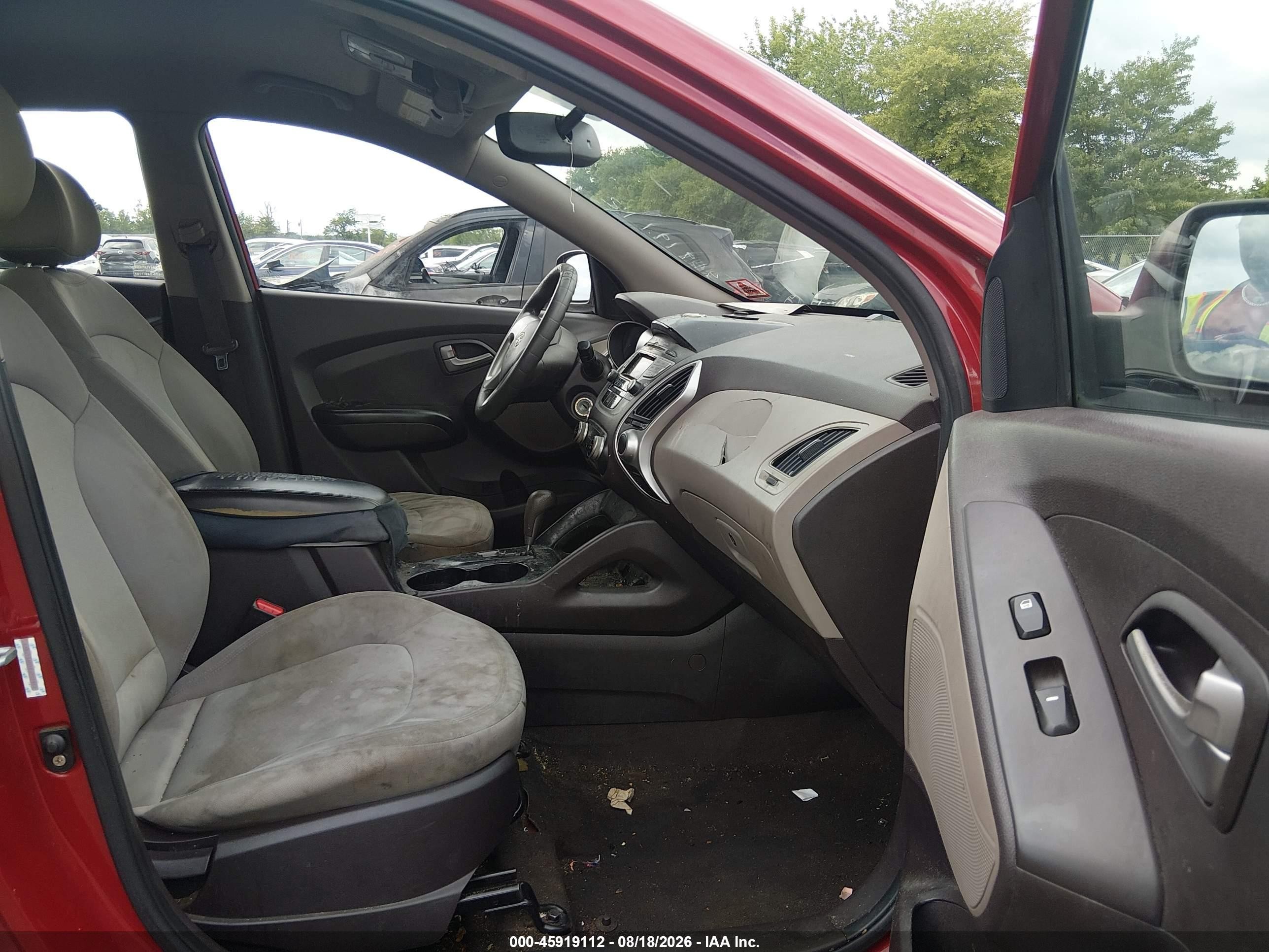 2011 Hyundai Tucson Gl Красный vin: KM8JT3AB3BU213917