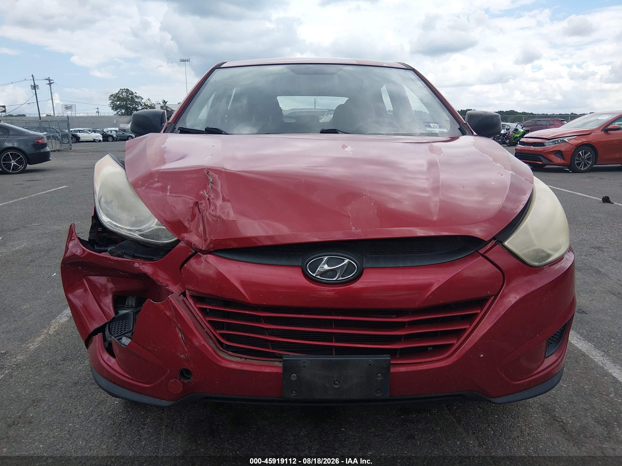 2011 Hyundai Tucson Gl Красный vin: KM8JT3AB3BU213917