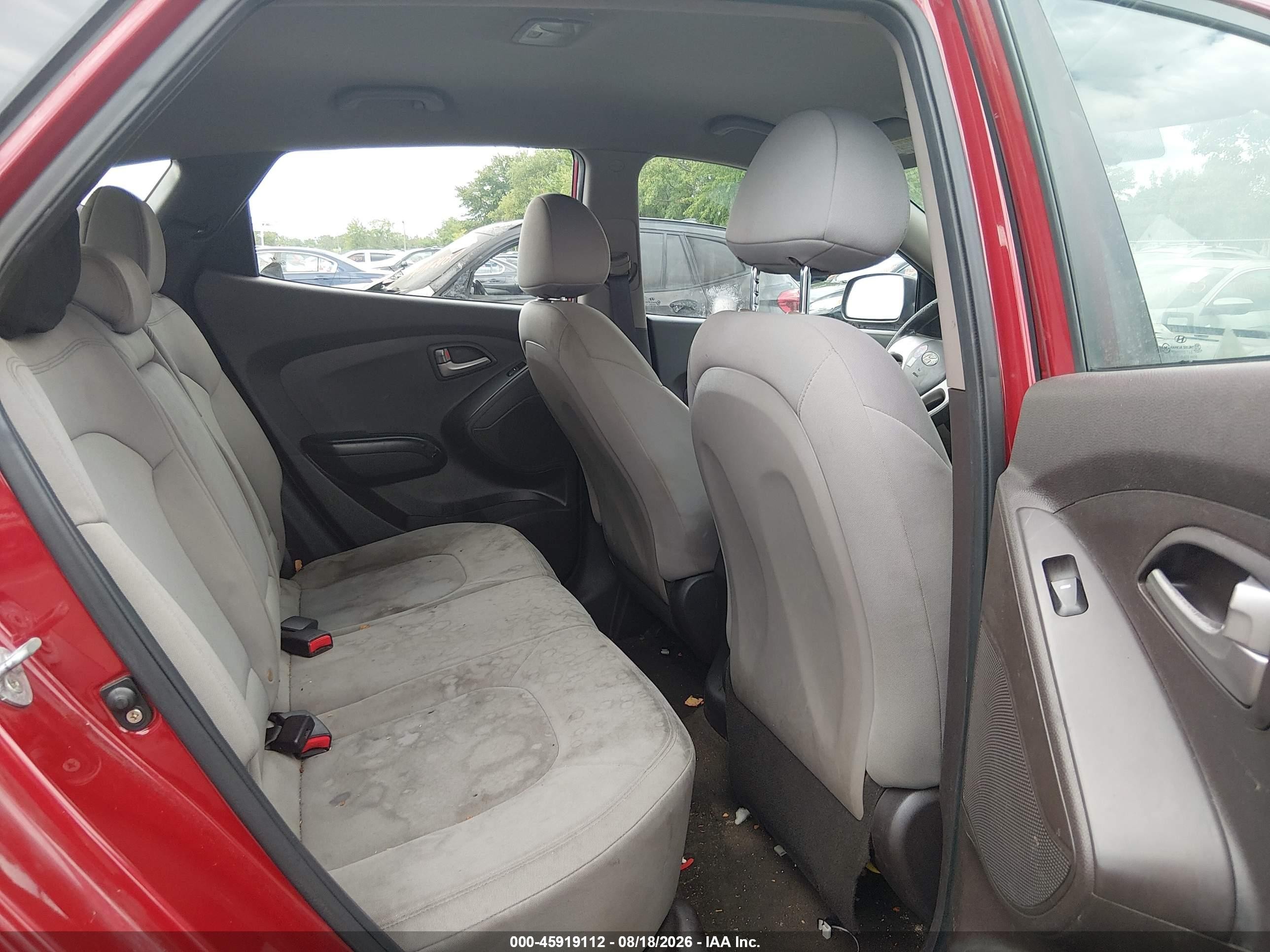 2011 Hyundai Tucson Gl Красный vin: KM8JT3AB3BU213917