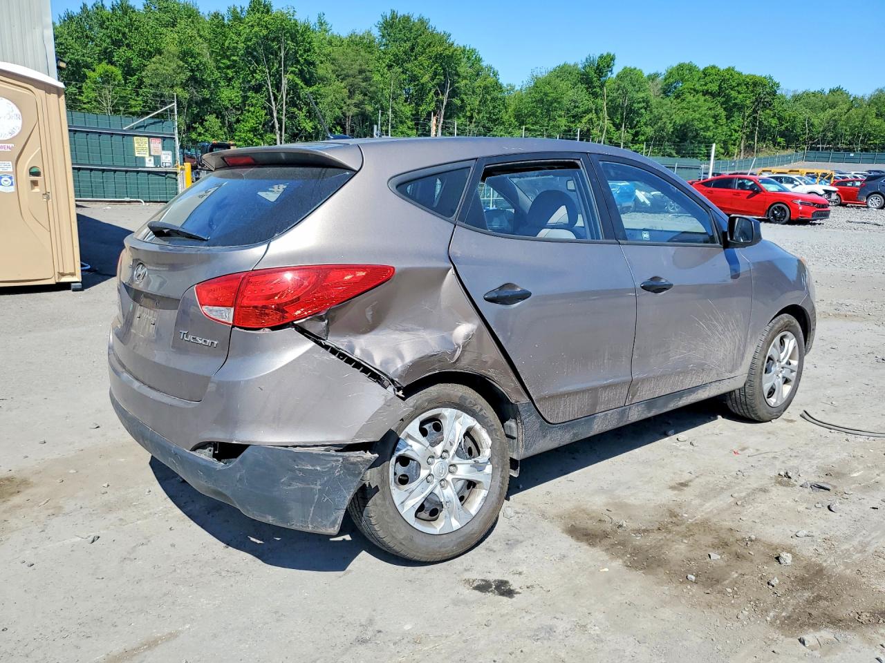2011 Hyundai Tucson Gl Gold vin: KM8JT3AB3BU221175