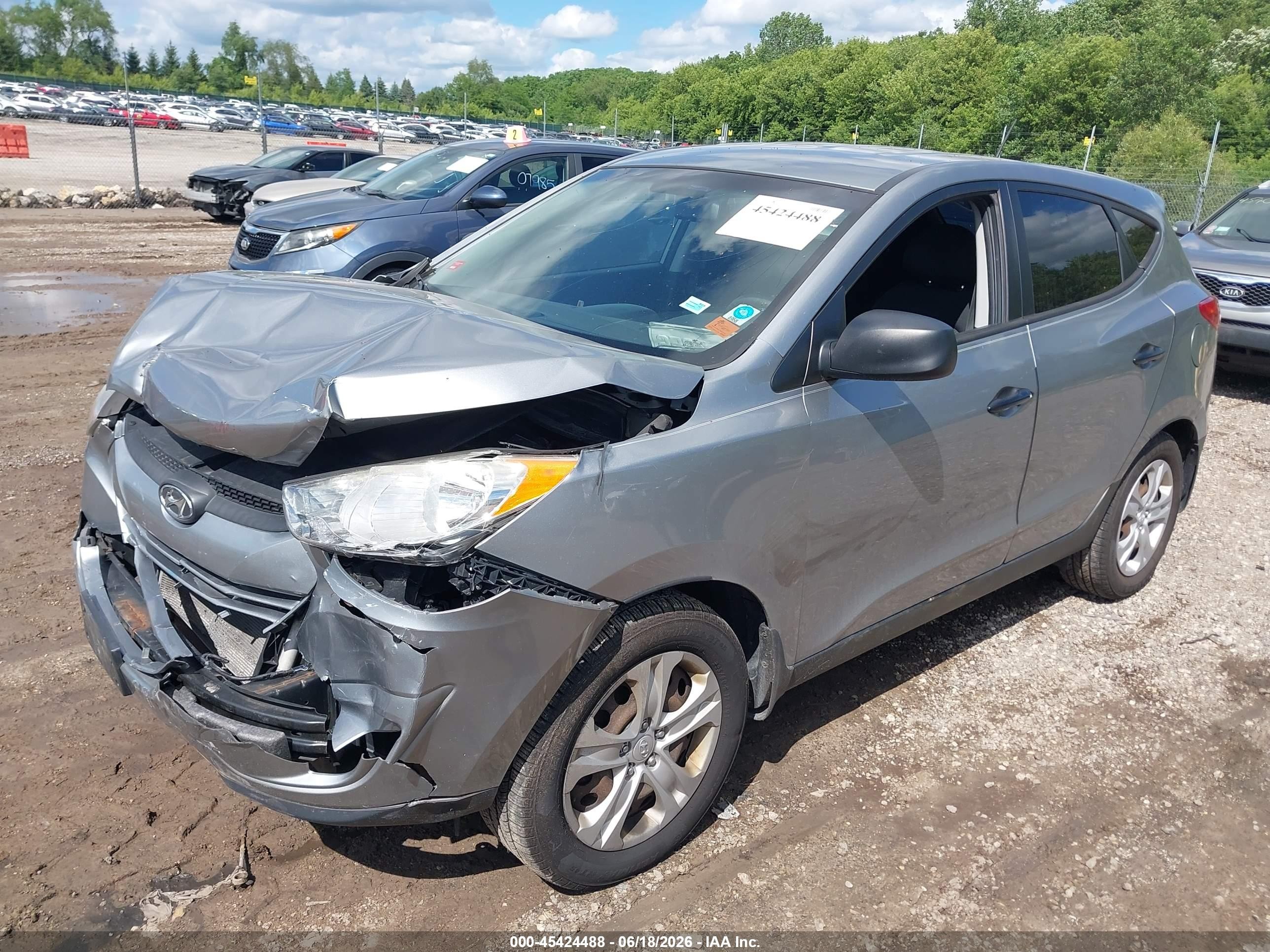 2012 Hyundai Tucson Gl Серебряный vin: KM8JT3AB3CU402701
