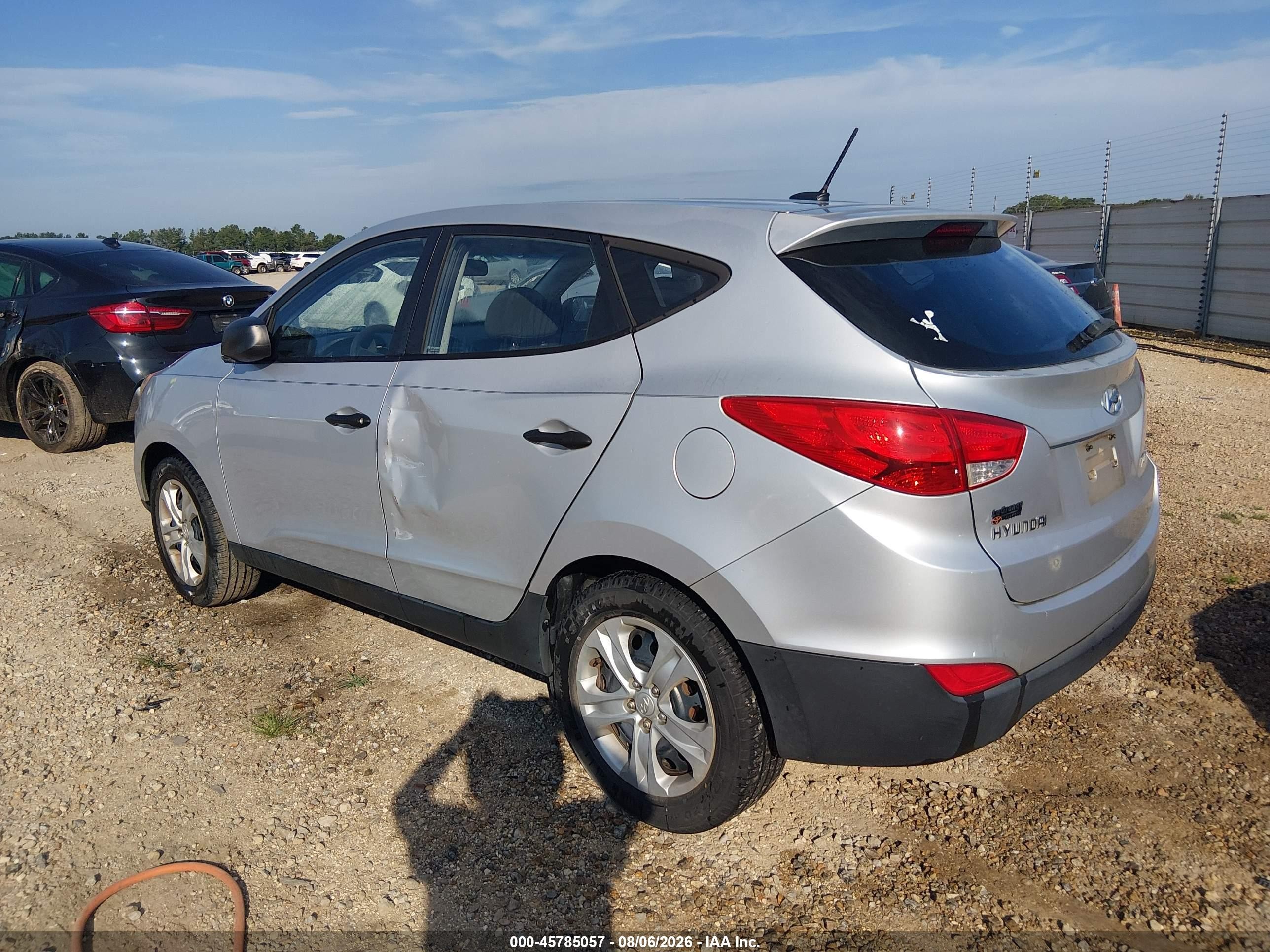 2011 Hyundai Tucson Gl Silver vin: KM8JT3AB4BU119920