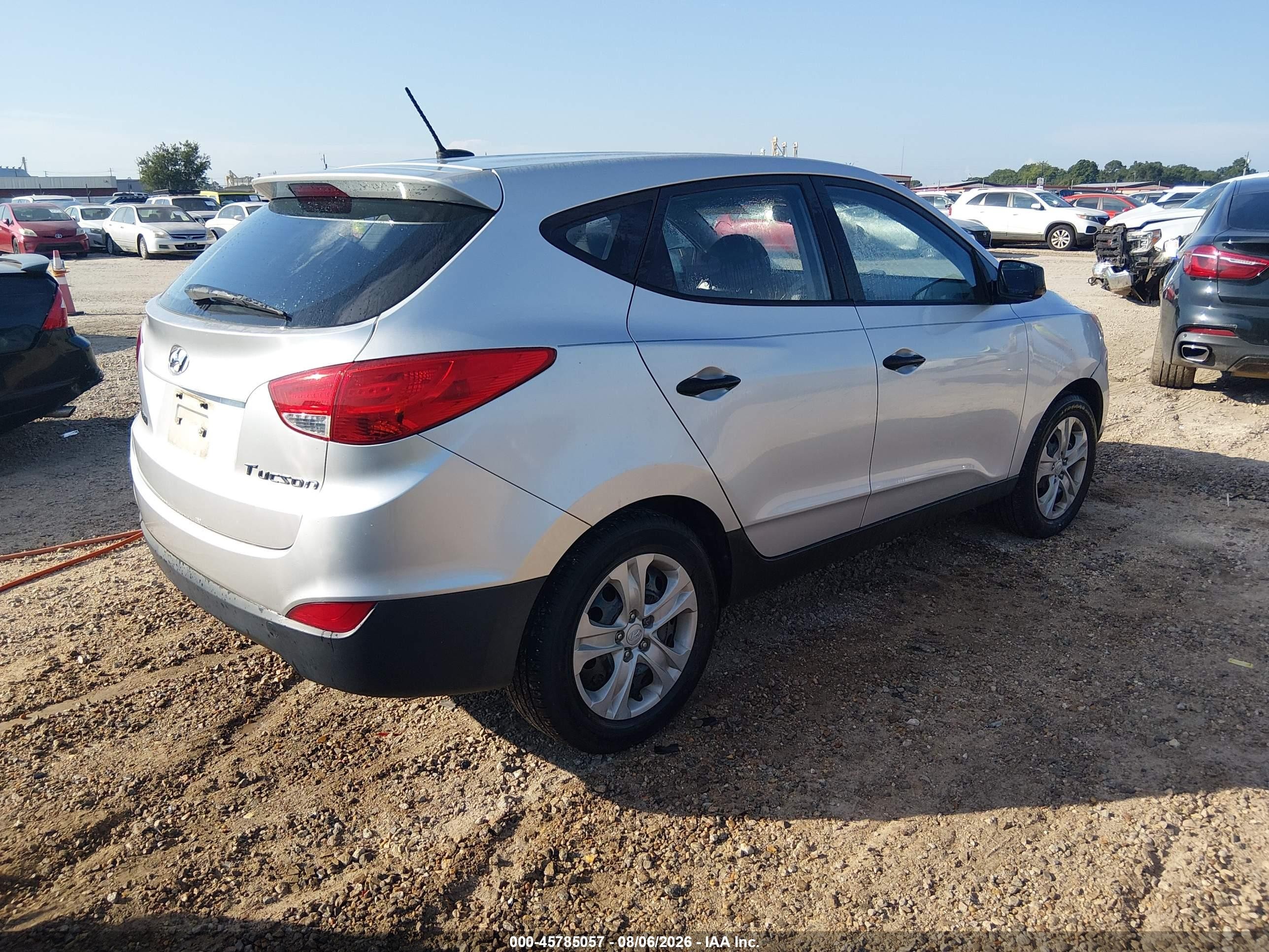 2011 Hyundai Tucson Gl Silver vin: KM8JT3AB4BU119920