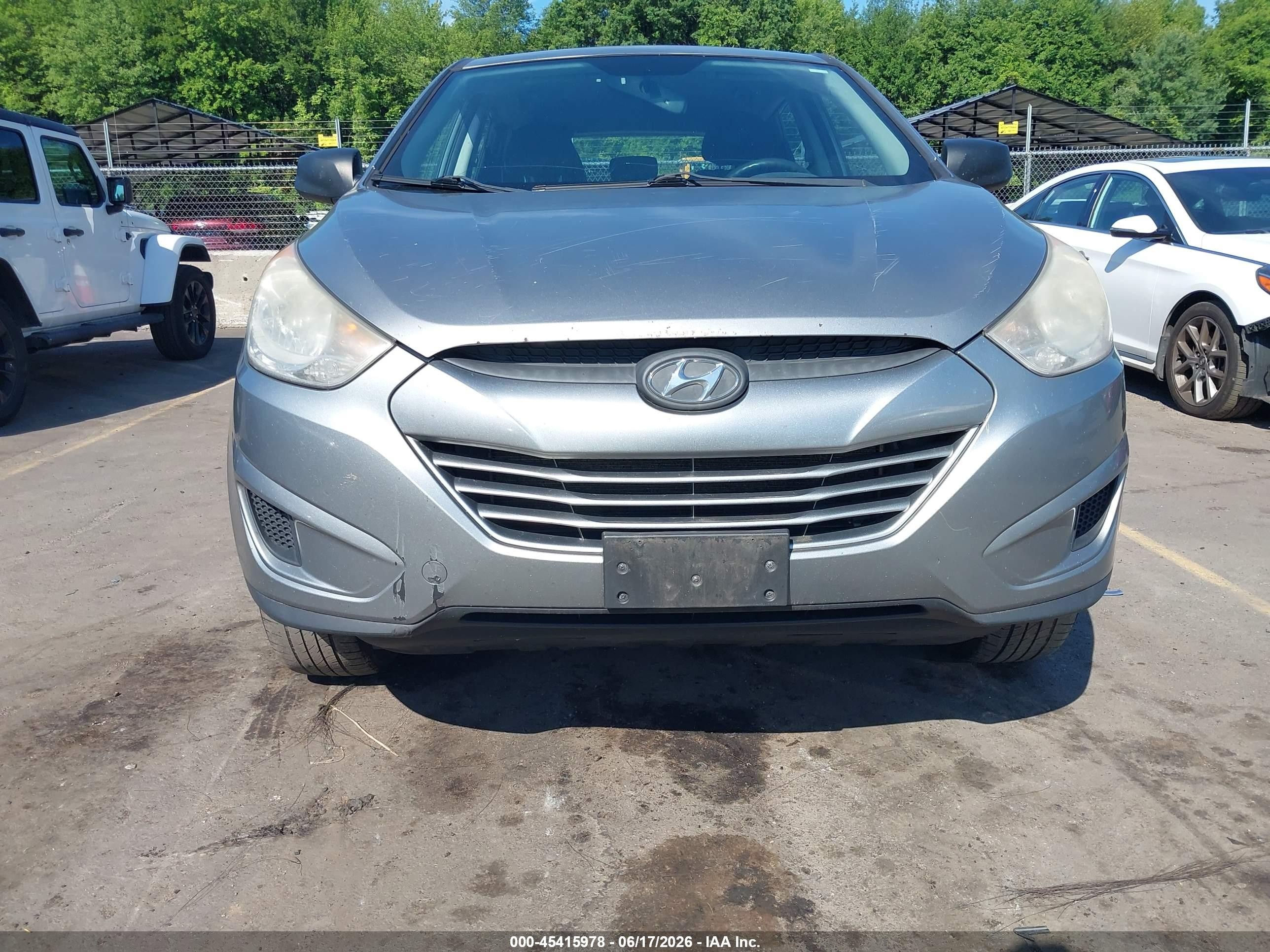 2011 Hyundai Tucson Gl Gray vin: KM8JT3AB4BU224683