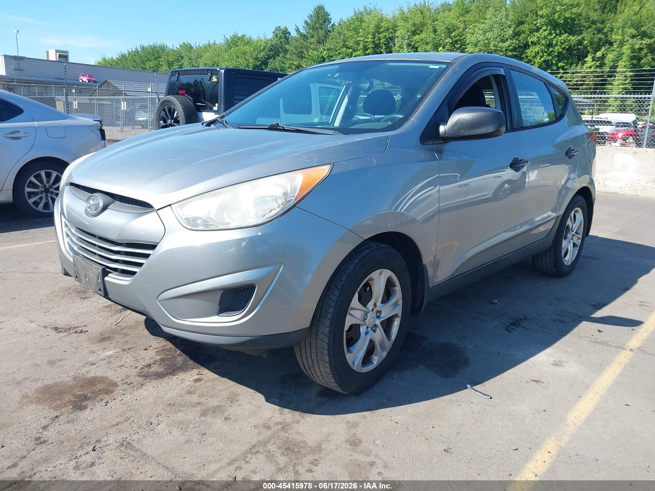 2011 Hyundai Tucson Gl Gray vin: KM8JT3AB4BU224683