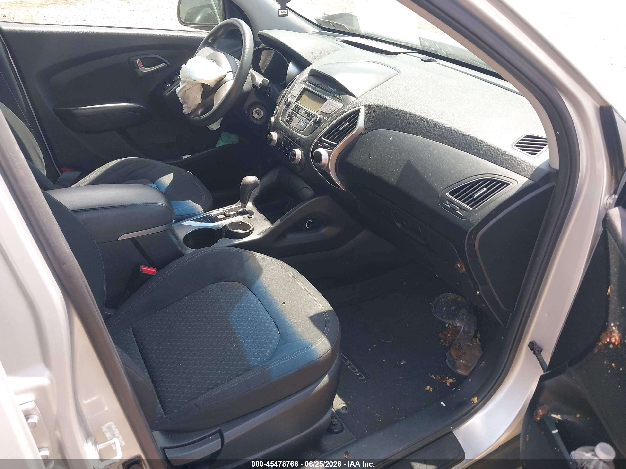 2012 Hyundai Tucson Gl Silver vin: KM8JT3AB4CU391336