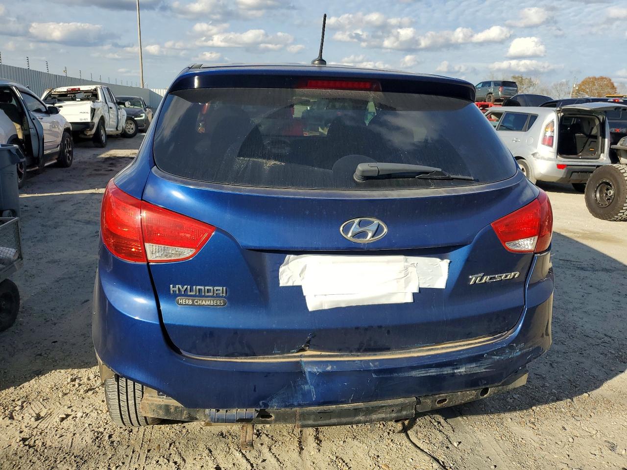 2013 Hyundai Tucson Gl Blue vin: KM8JT3AB4DU769155