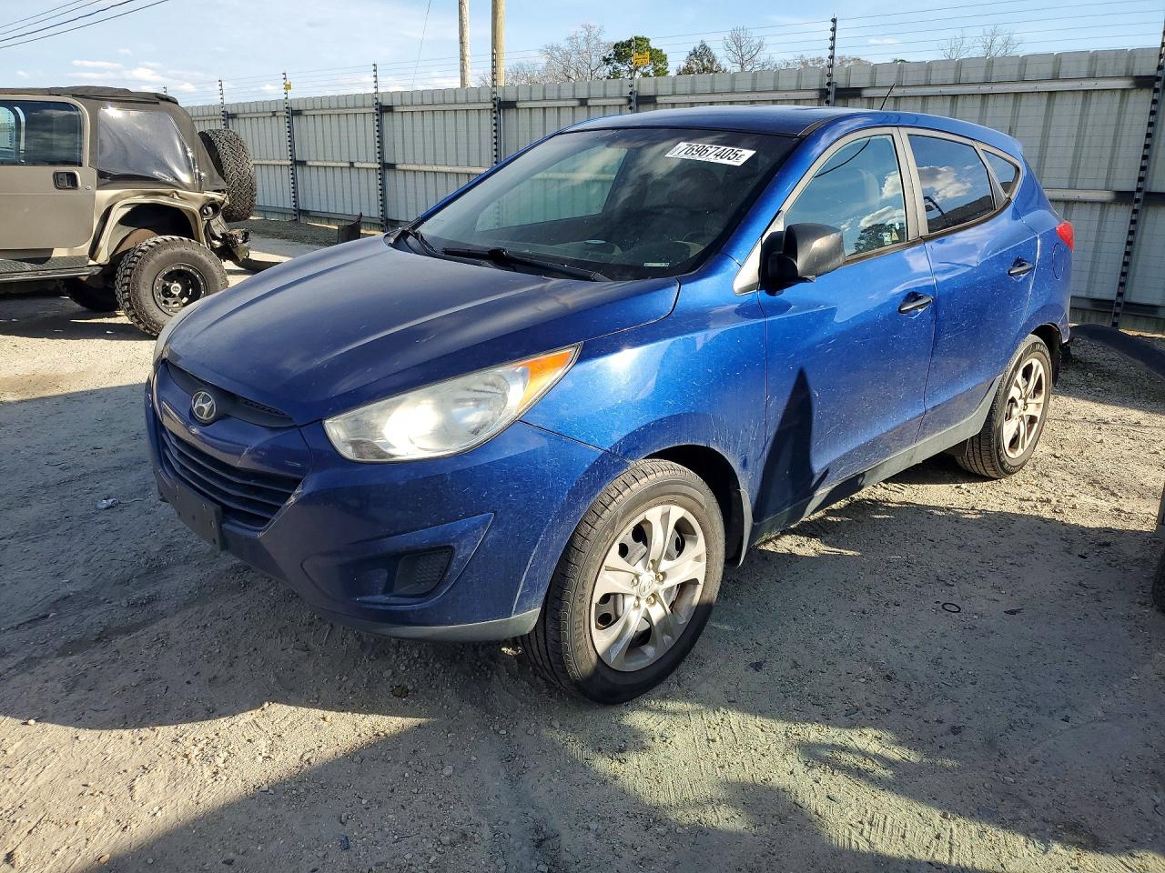 2013 Hyundai Tucson Gl Blue vin: KM8JT3AB4DU769155