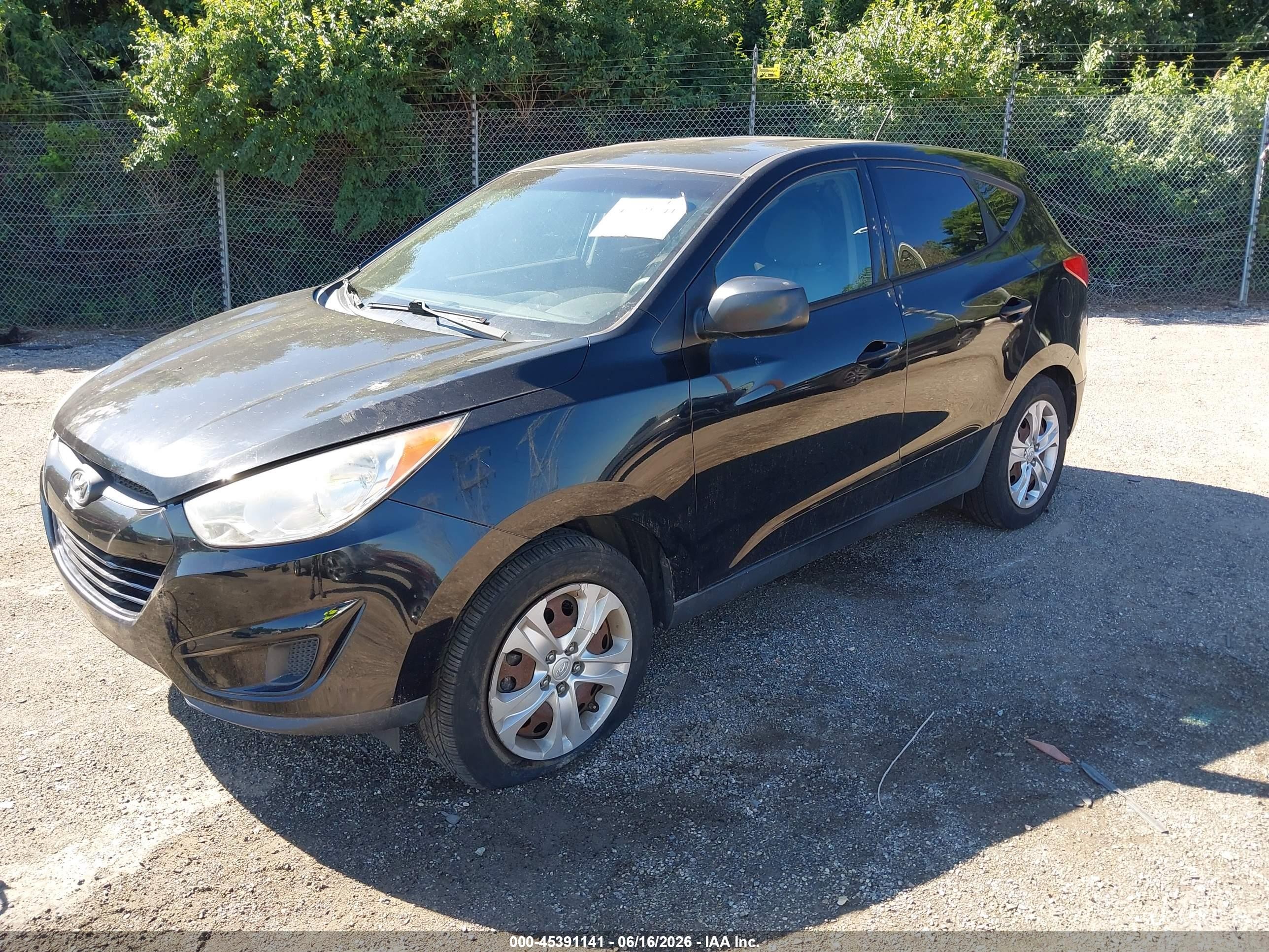2012 Hyundai Tucson Gl Черный vin: KM8JT3AB5CU318136