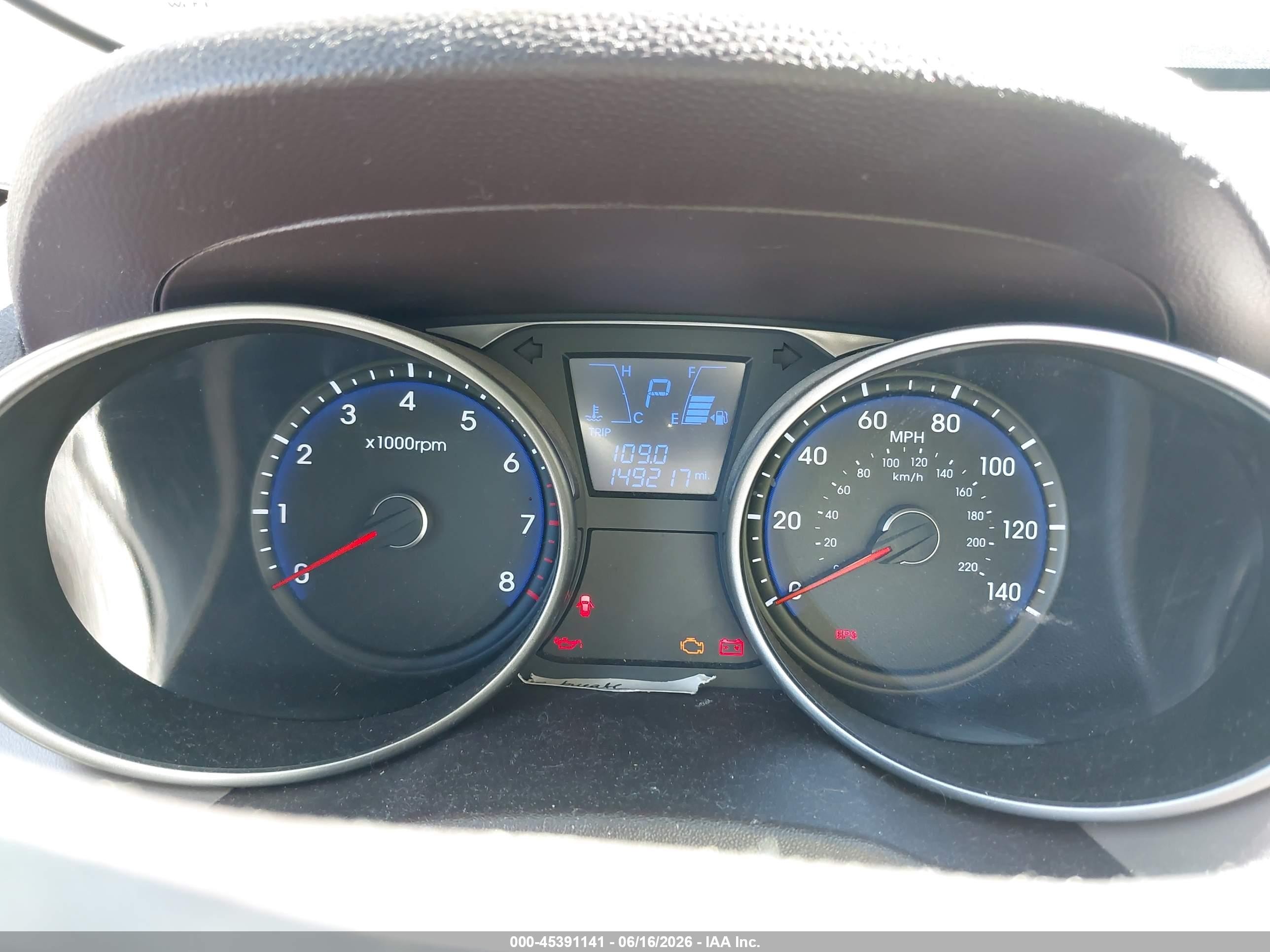 2012 Hyundai Tucson Gl Черный vin: KM8JT3AB5CU318136