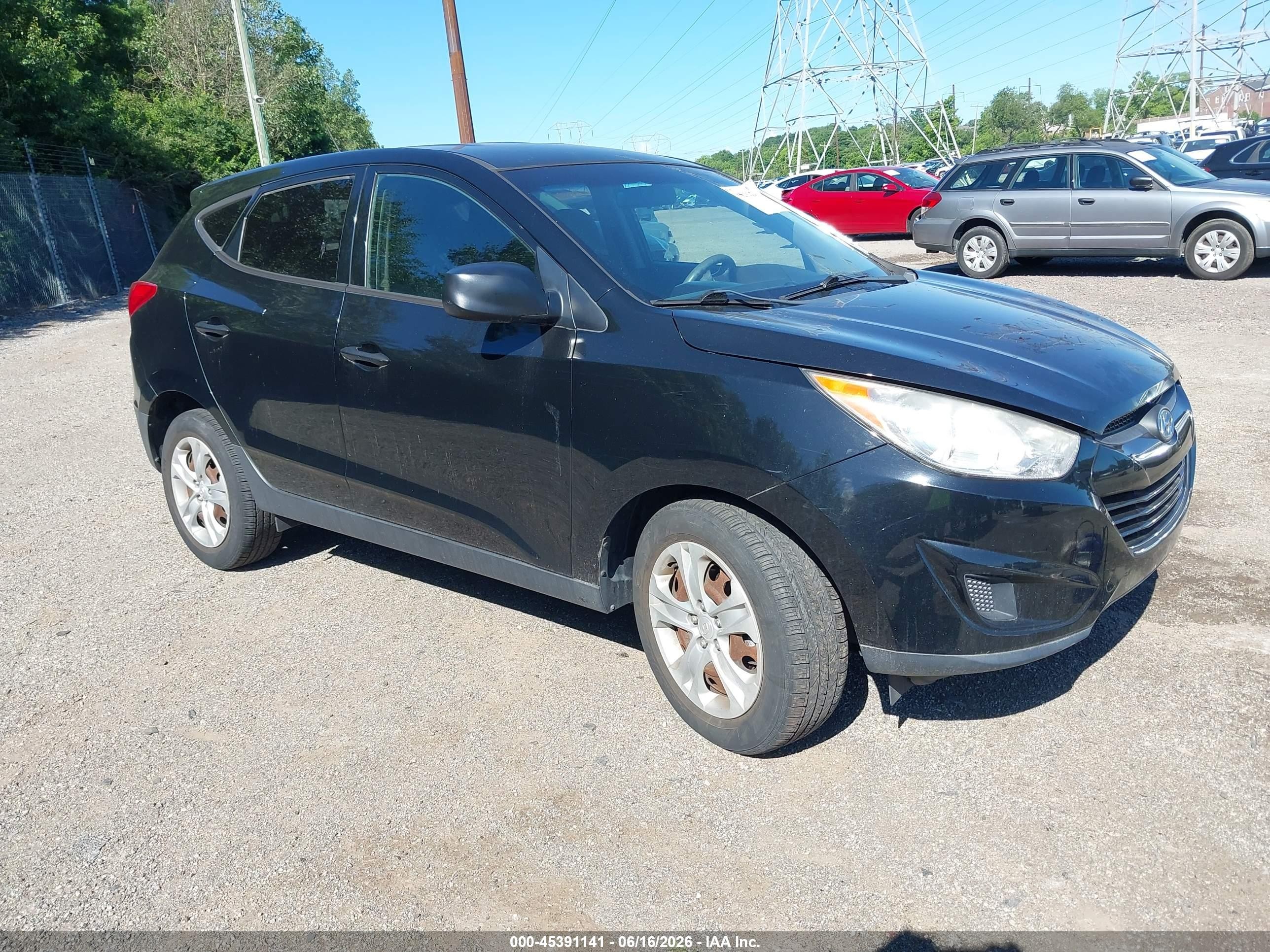 2012 Hyundai Tucson Gl Черный vin: KM8JT3AB5CU318136