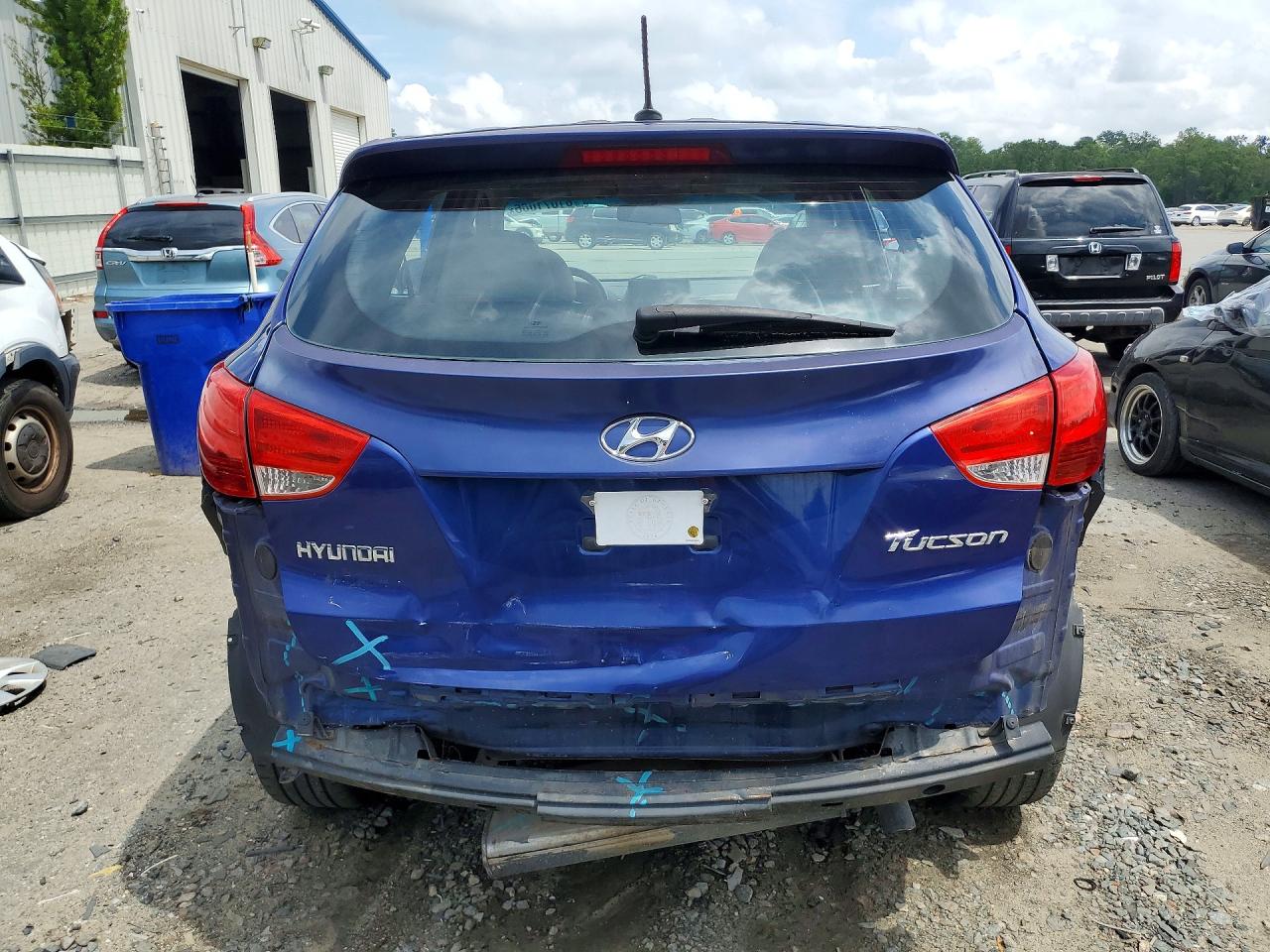 2011 Hyundai Tucson Gl Blue vin: KM8JT3AB6BU265199