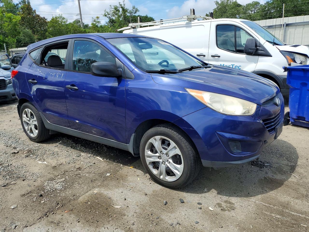 2011 Hyundai Tucson Gl Blue vin: KM8JT3AB6BU265199