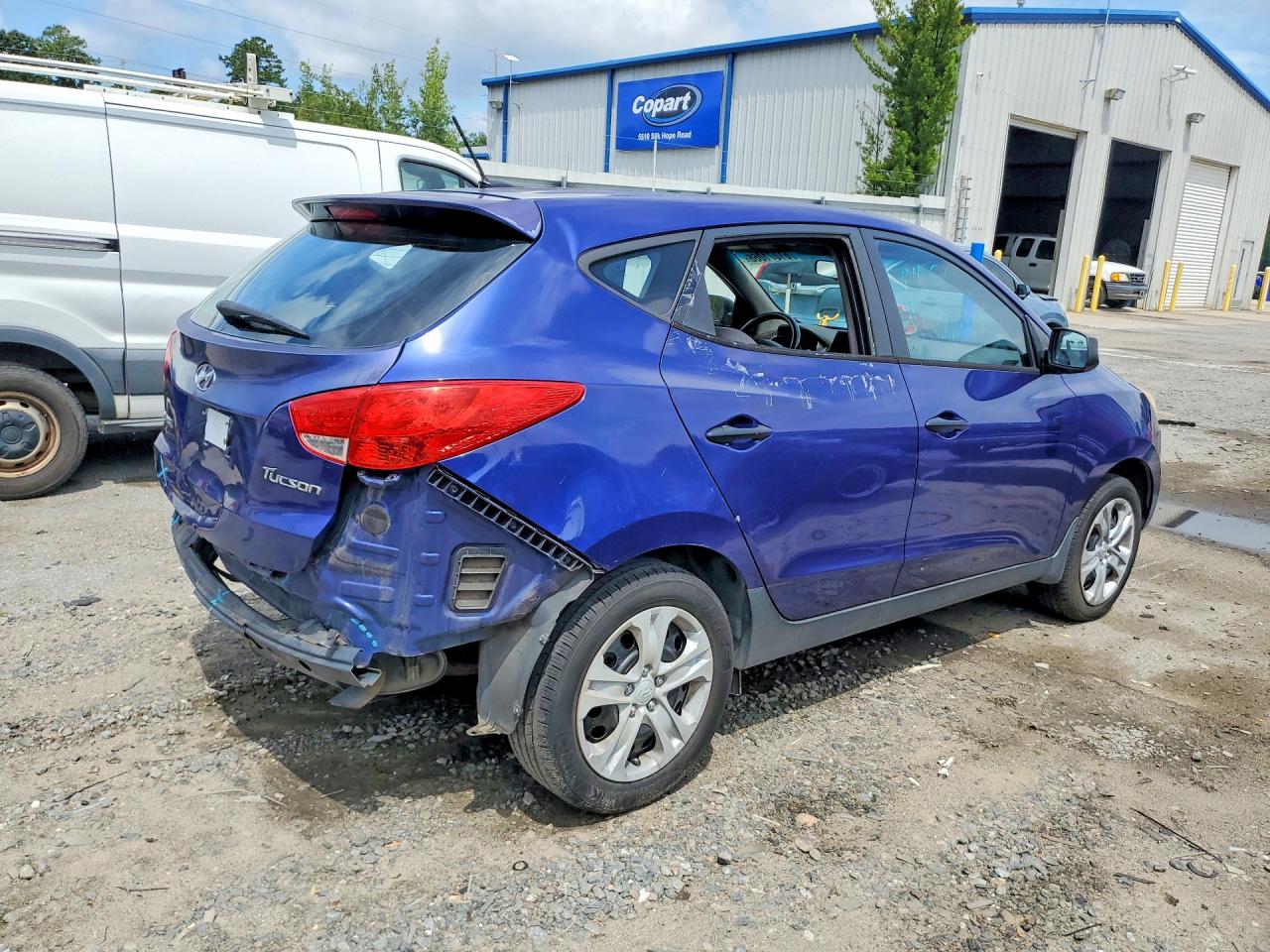 2011 Hyundai Tucson Gl Blue vin: KM8JT3AB6BU265199