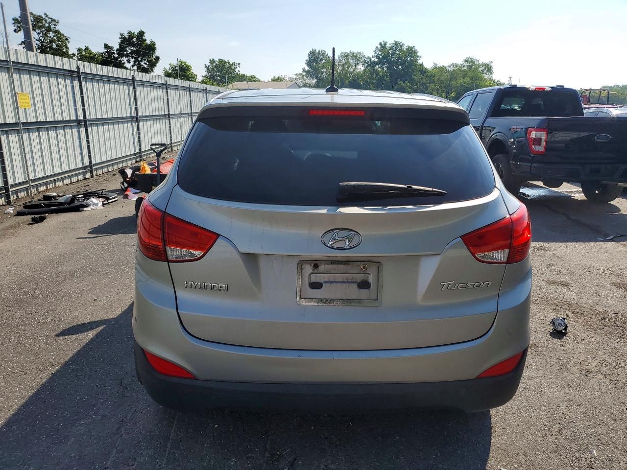 2012 Hyundai Tucson Gl Gray vin: KM8JT3AB6CU489199