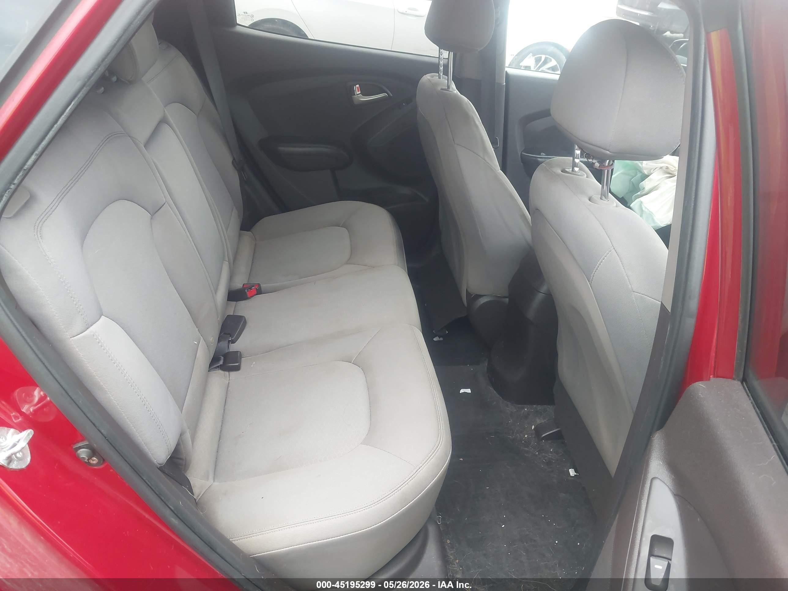 2013 Hyundai Tucson Gl Red vin: KM8JT3AB6DU668358
