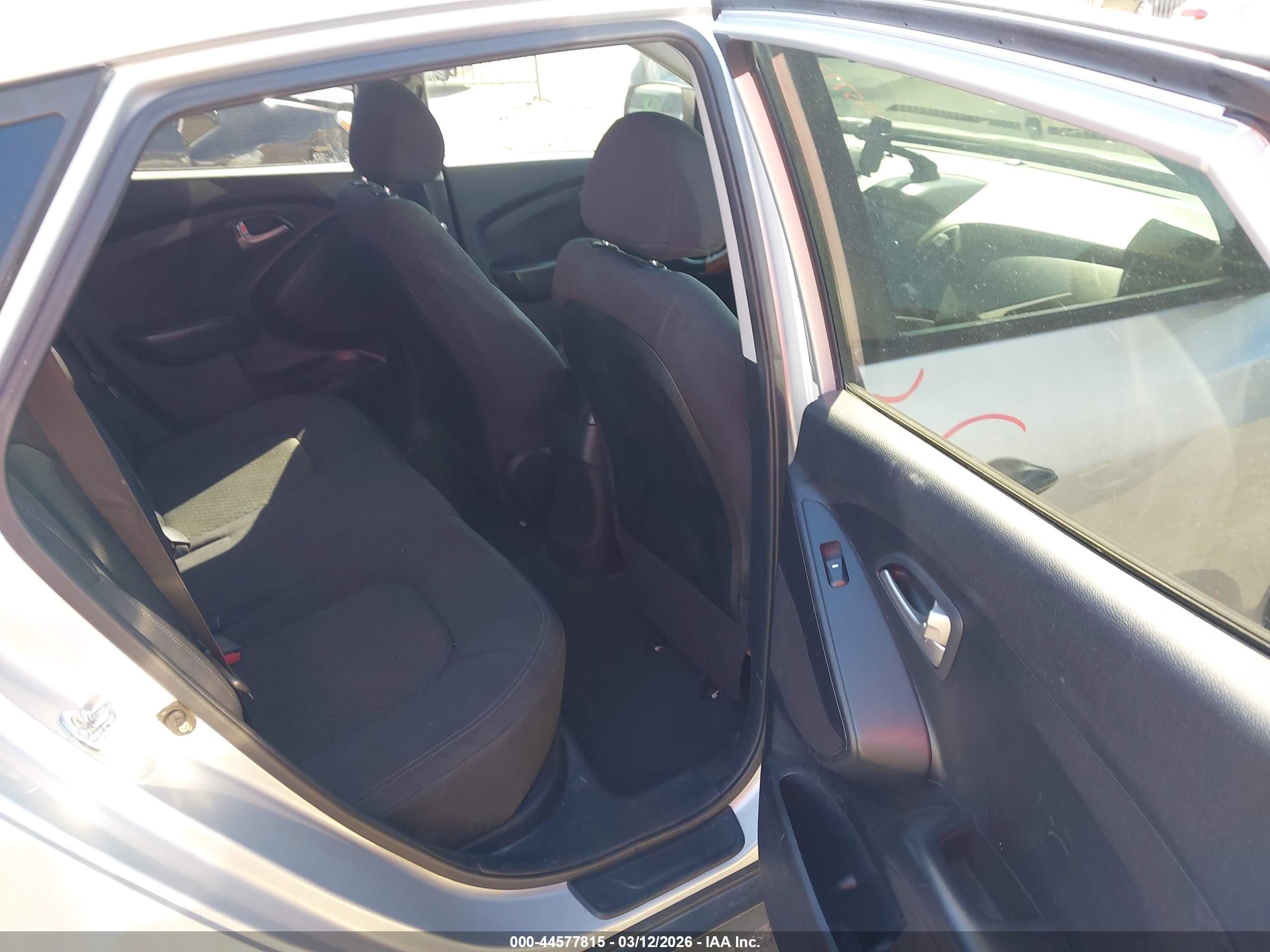 2013 Hyundai Tucson Gl Gray vin: KM8JT3AB6DU671258