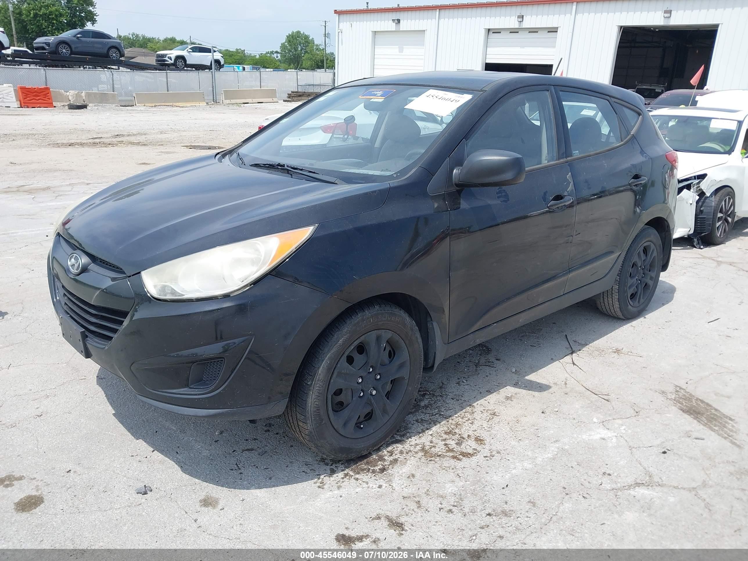 2011 Hyundai Tucson Gl Black vin: KM8JT3AB7BU121502
