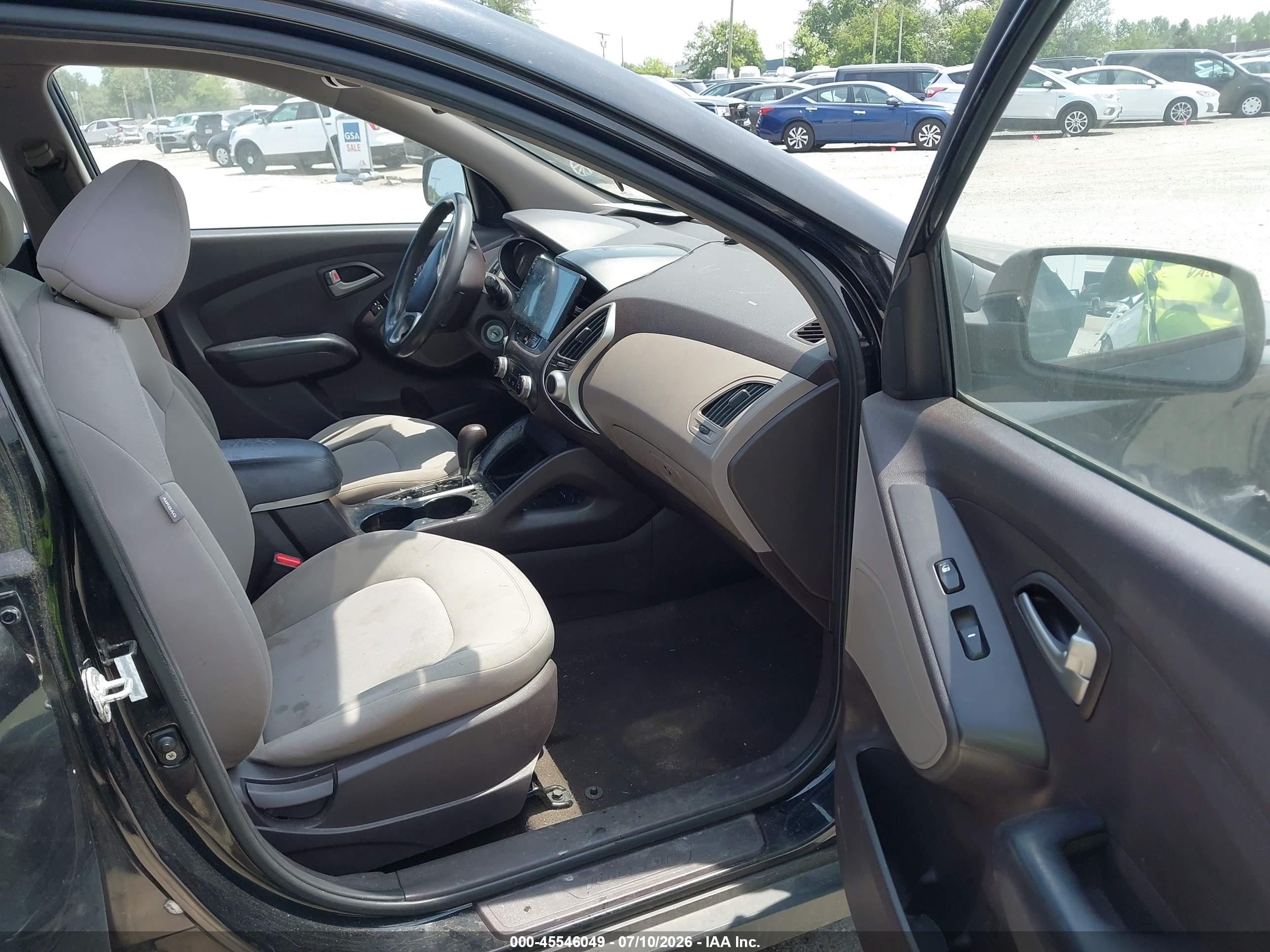 2011 Hyundai Tucson Gl Black vin: KM8JT3AB7BU121502