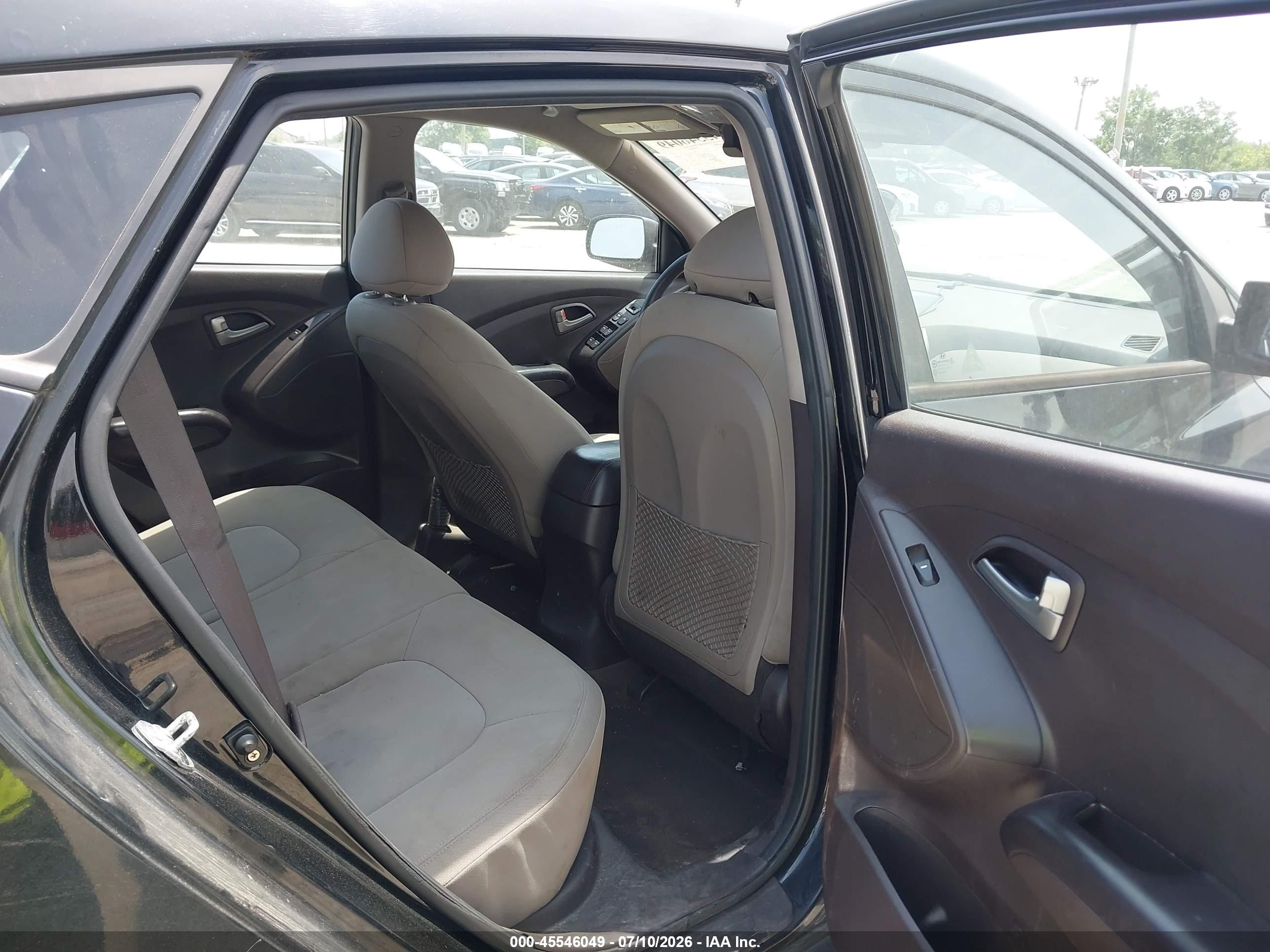 2011 Hyundai Tucson Gl Black vin: KM8JT3AB7BU121502